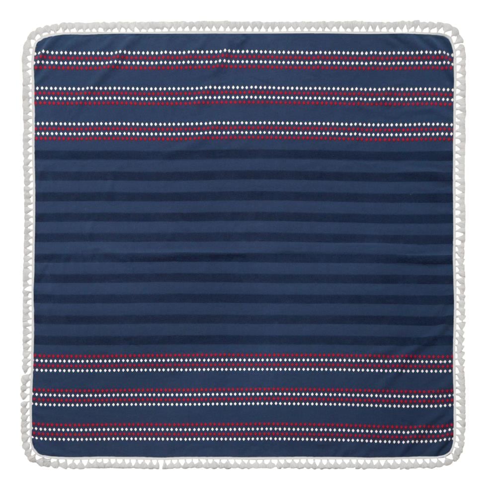 (Harlow) Enchante Towels department Cotton Bathroom at the in Navy Towel Home Beach Turkish