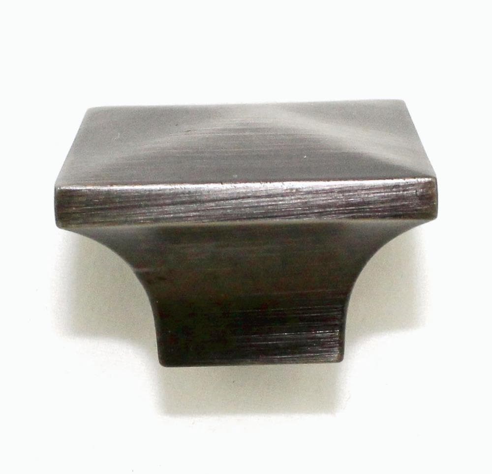 Stone Mill Hardware CP53082-WEN Cairo Weathered Nickel Square Traditional Cabinet Knob