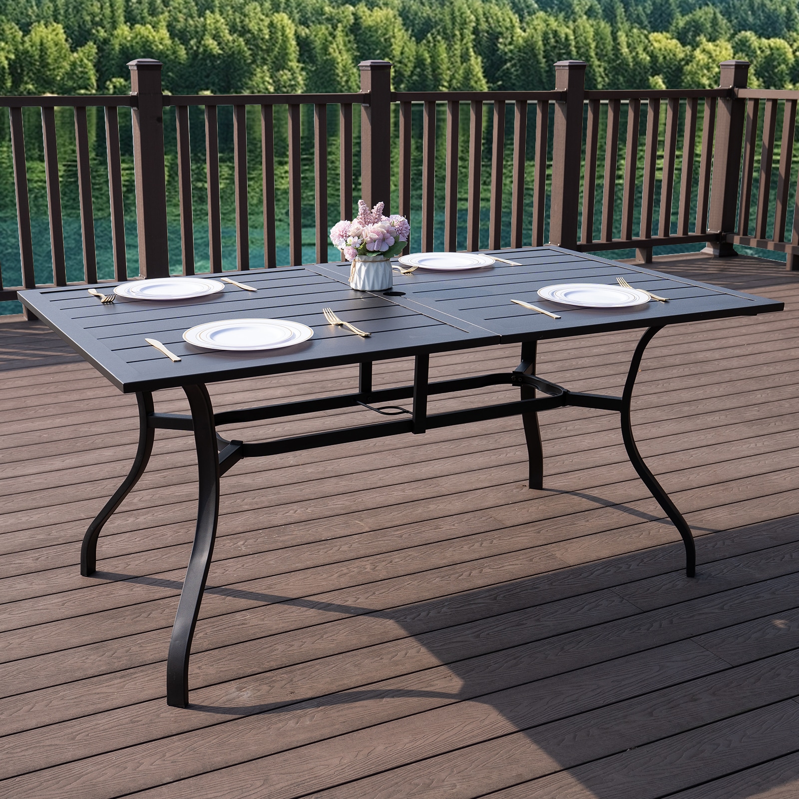 GARSING G-DINTABLE-62IN Patio-Tables - View #4