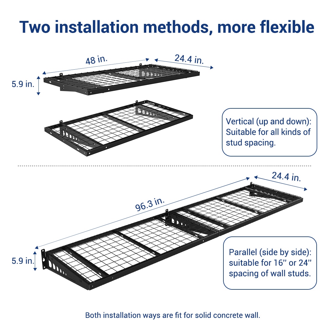 Fleximounts BR24B-E Wall-Mounted-Shelving - View #7