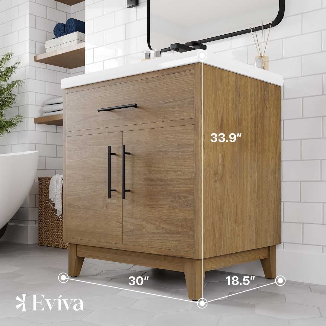 Eviva EVVN616-30OAK Bath-Vanity-Combo - View #2