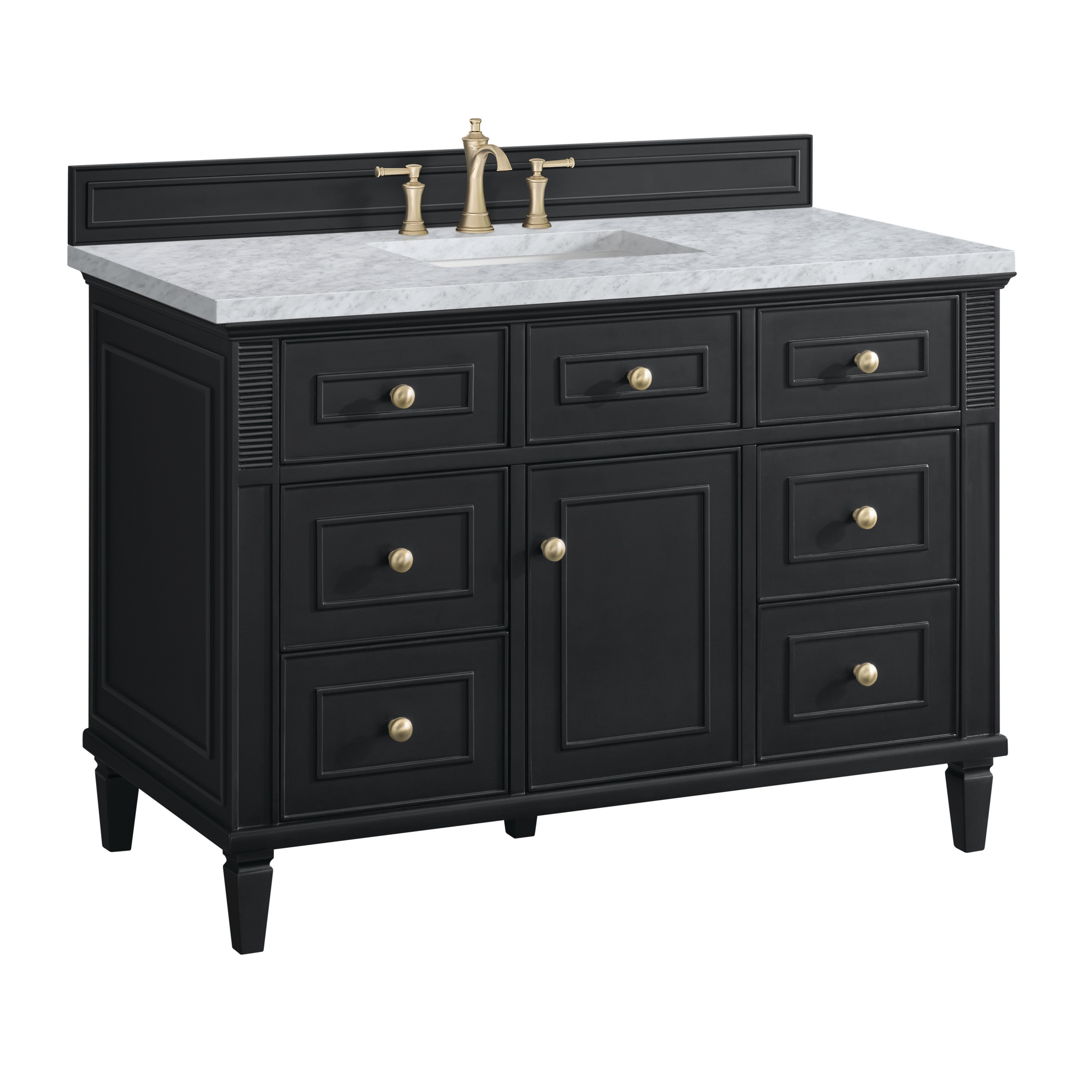 James Martin Vanities 424-V48-BKO-3CAR Bath-Vanity-Combo - View #5