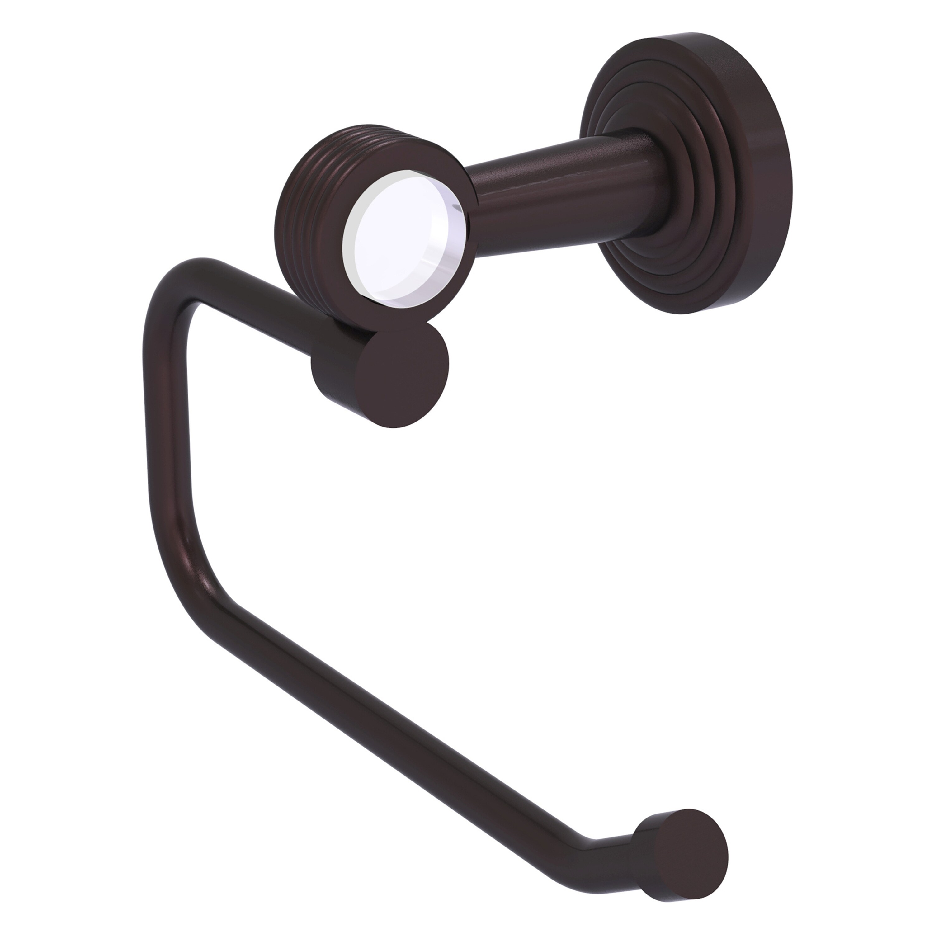 Allied Brass PB-24EG-ABZ Pacific Beach Antique Bronze Wall mount Single post Toilet Paper Holder 1 -Rolls