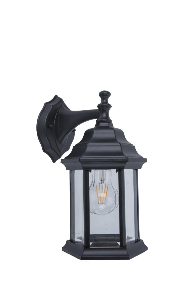 Details about   Galaxy Lighting 15-in H Black Medium Base E-26 Outdoor Wall Light 