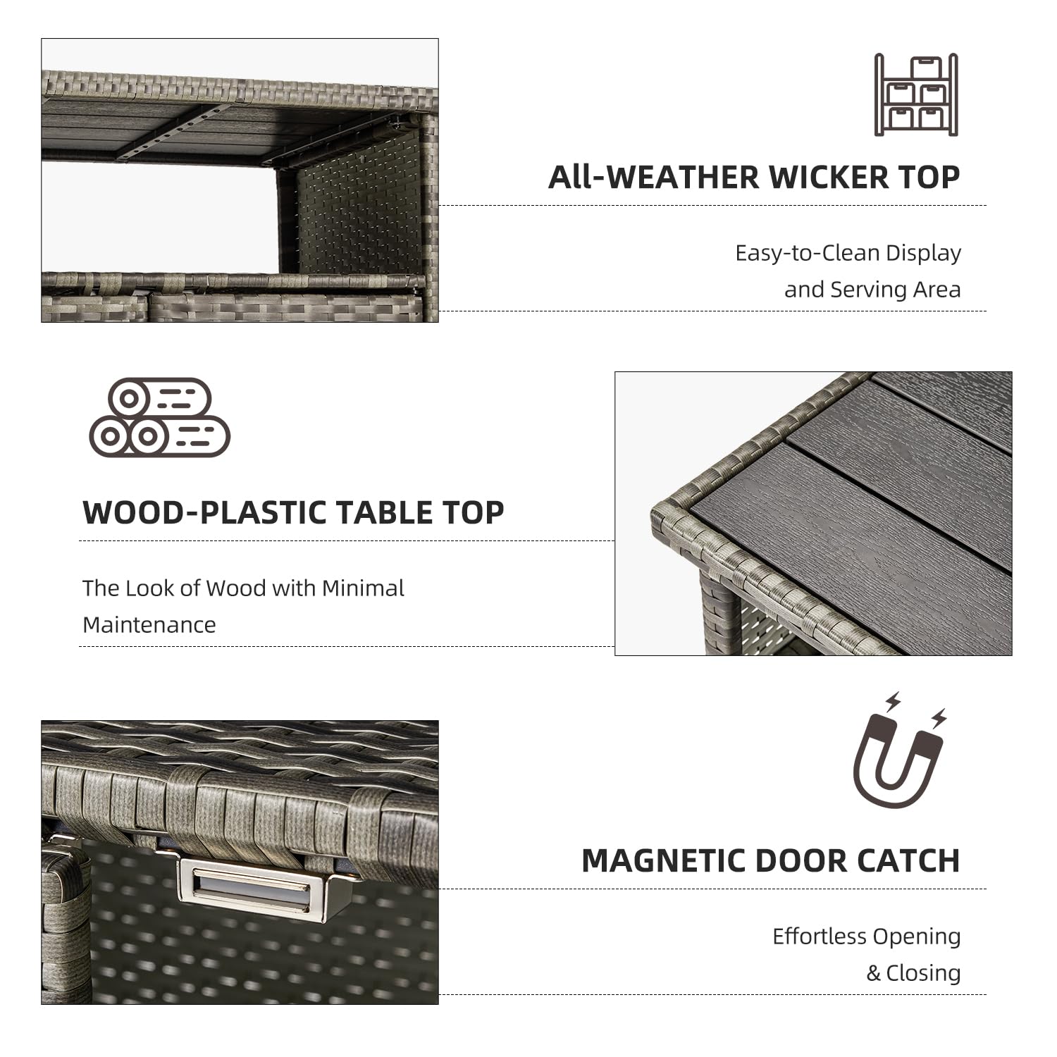 AECOJOY 16503GR-LS02 Grill-Carts-Grill-Stands - View #4