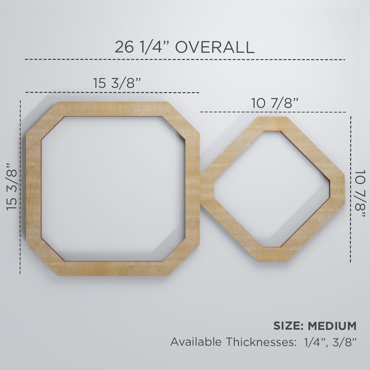 Ekena Millwork WALW16X16X0375LKHWA Wall-Panels - View #3