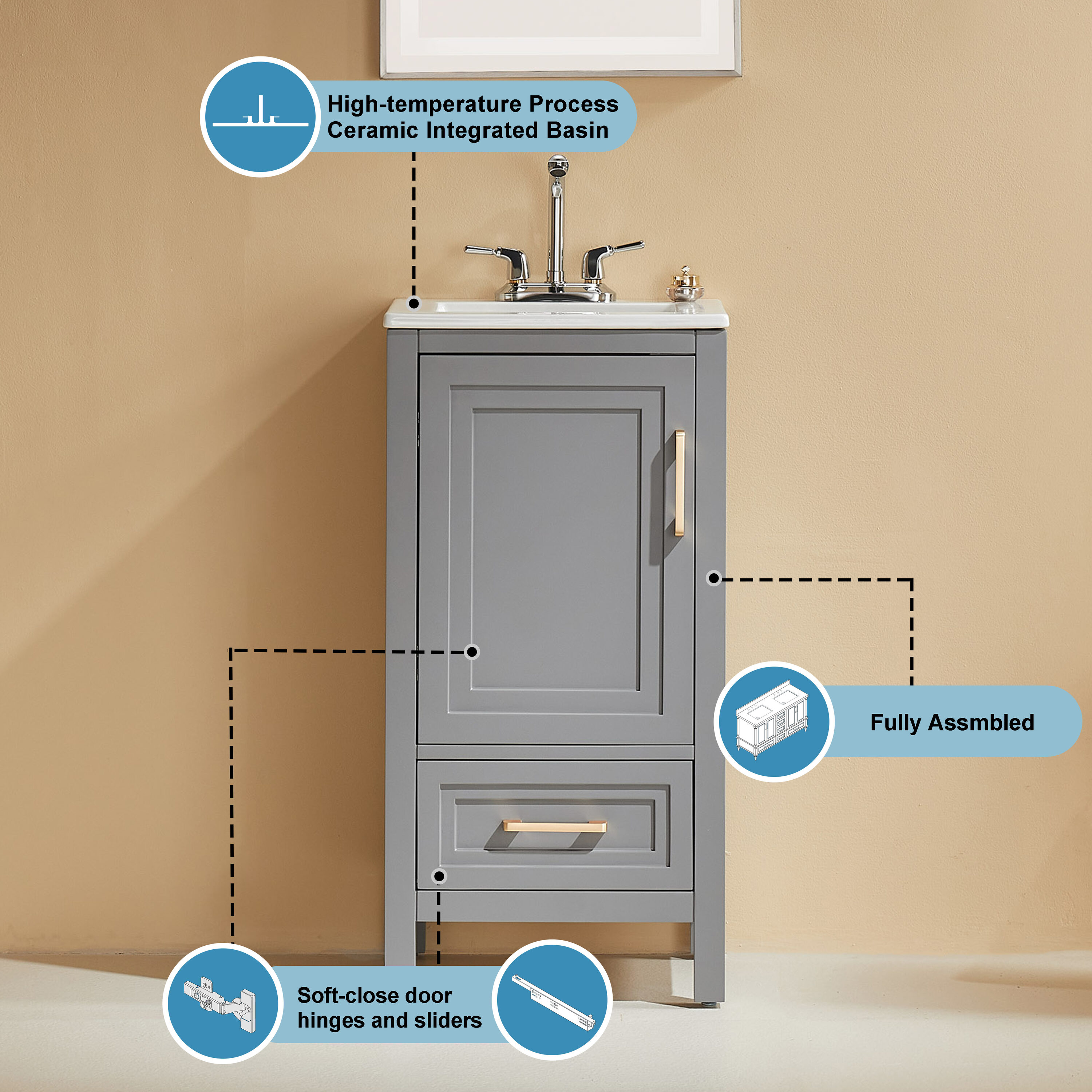 Iseryn P268YGZ41 Bath-Vanity-Combo - View #7