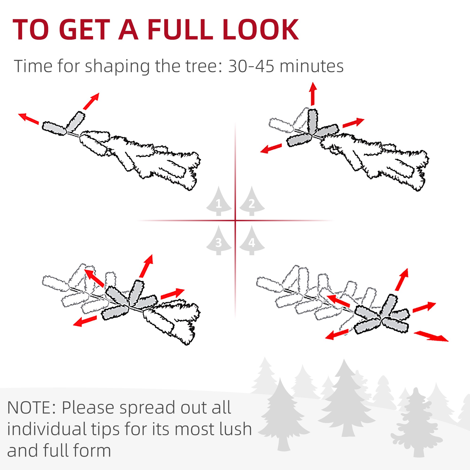 Tatayosi XH-229732 Artificial-Christmas-Trees - View #2