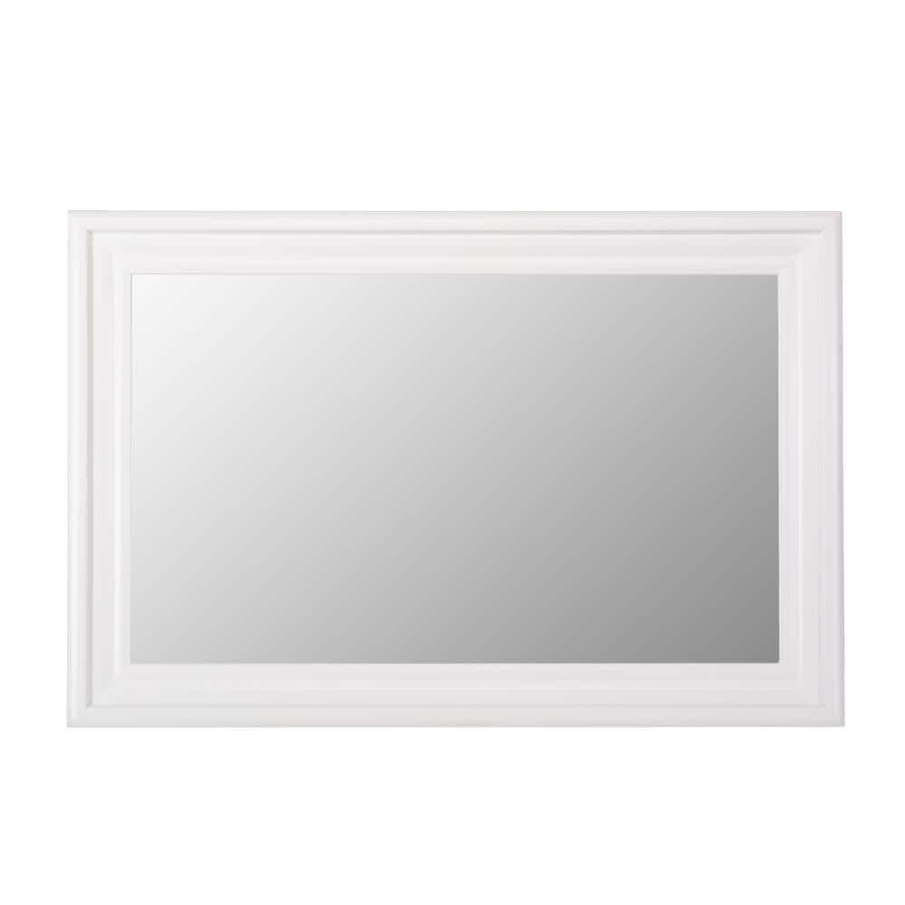 Gardner Glass Products 30-in W x 36-in H Ebony Bronze MDF Transitional Mirror Frame Kit Hardware Included | 15125
