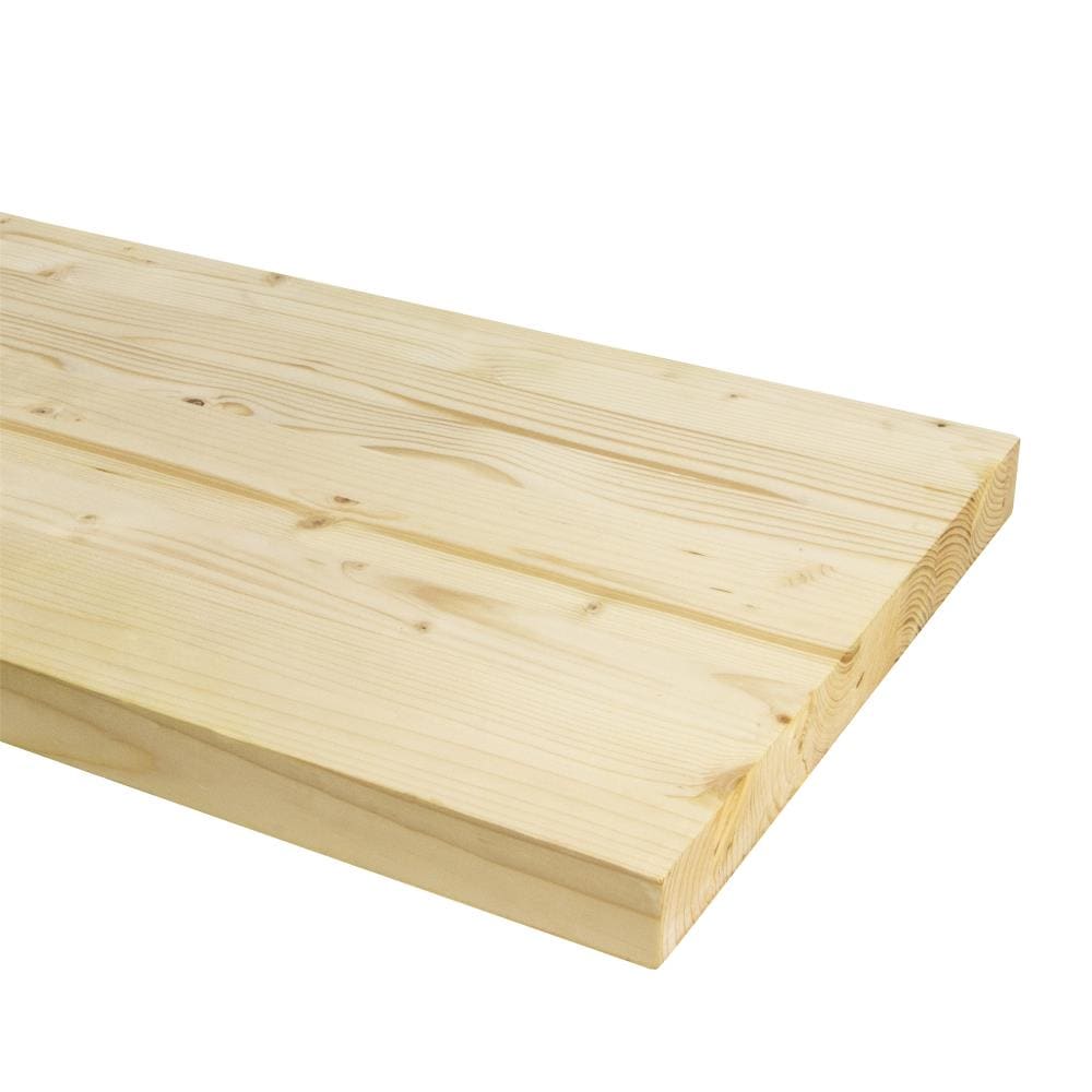 RELIABILT 1-1/2-in x 30-in x 6-ft Euro Spruce Board in the Appearance Boards  department at