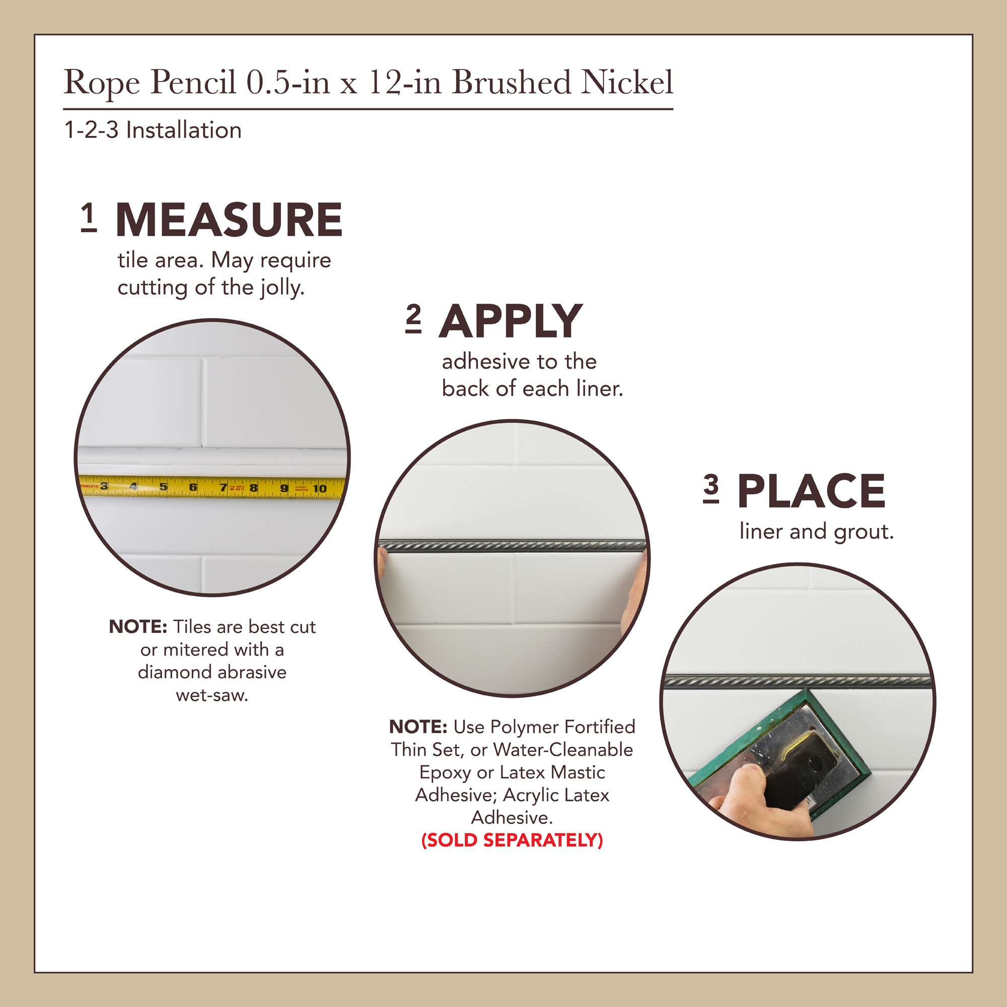 allen + roth TILE454069011L Wall-Trim-Accent-Tile - View #6