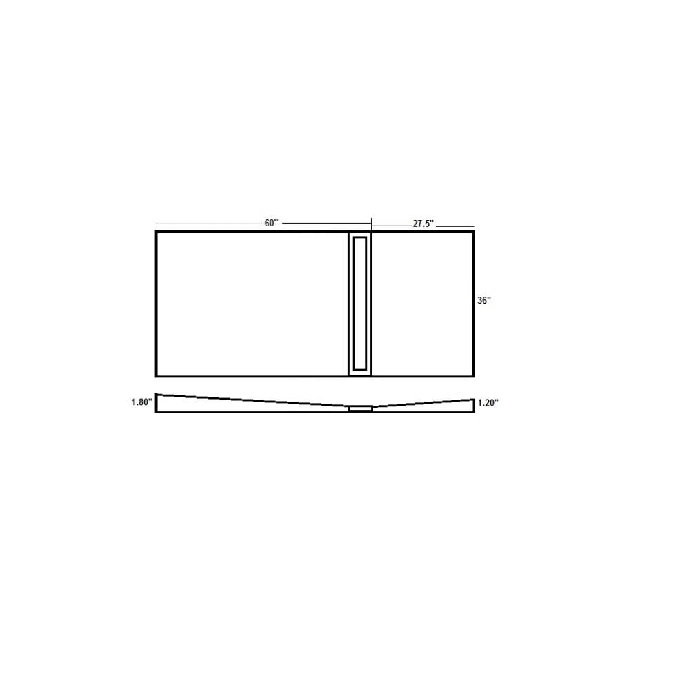 AlinO LKU-37-GLD24 Shower-Floors - View #2