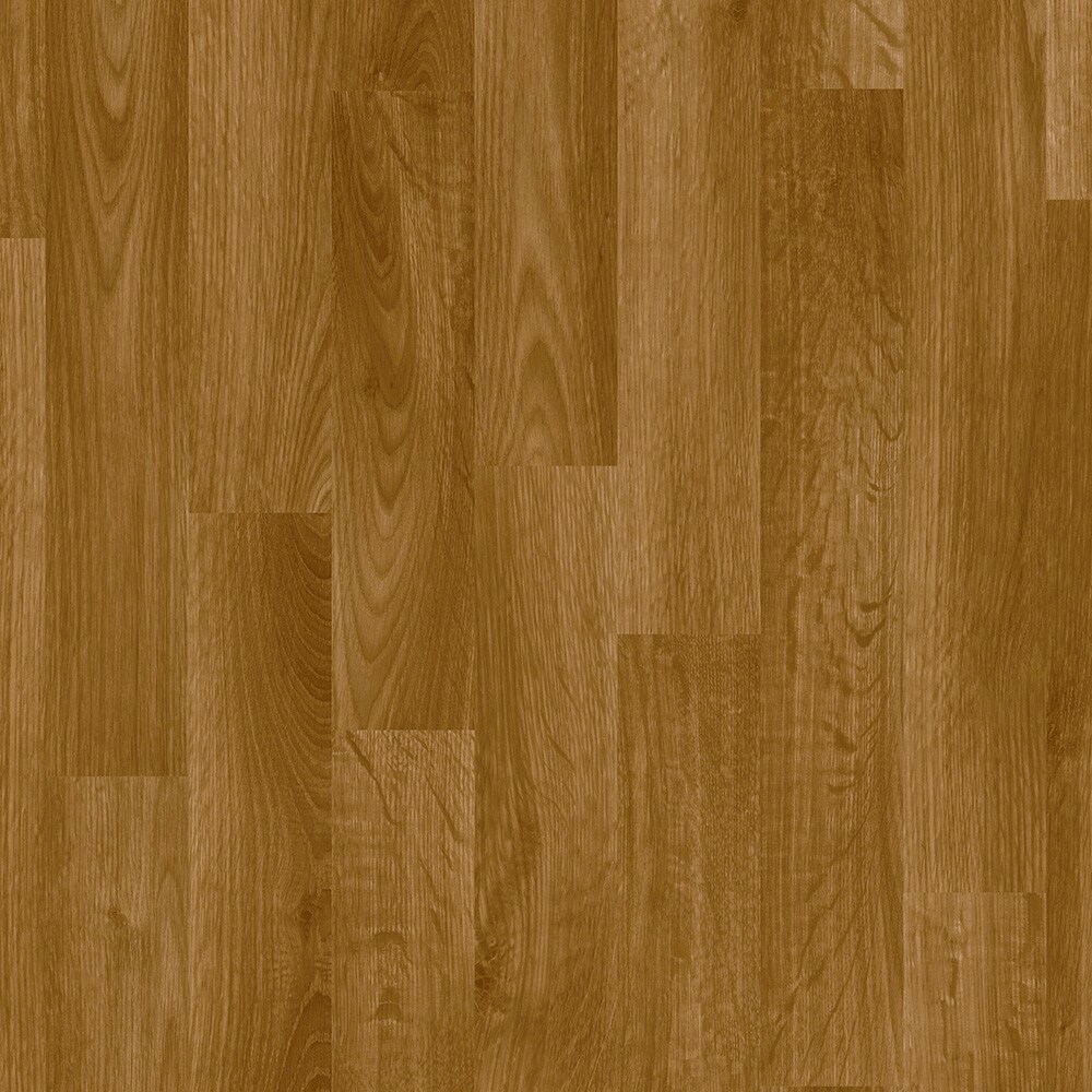 Armstrong Flooring G2481609L (Sample) FlexStep Value Plus Englewood Gunstock Water Resistant Wood Look Glue (Adhesive) Sheet Vinyl (cut-to-length)