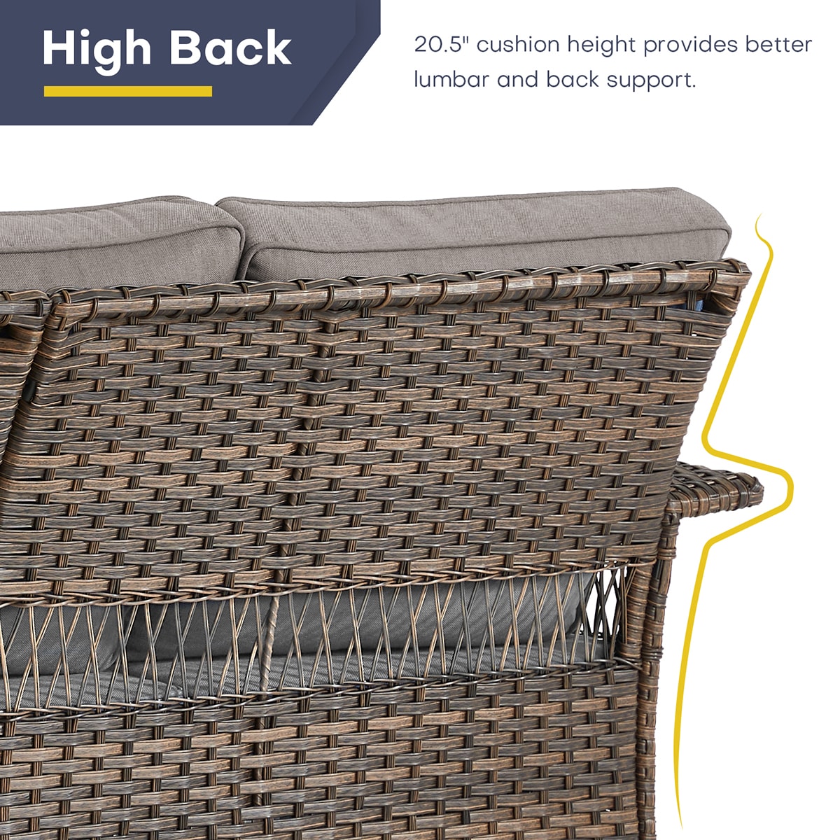 Rilyson FSSLBR1340-3 Patio-Sofas-Daybeds - View #7