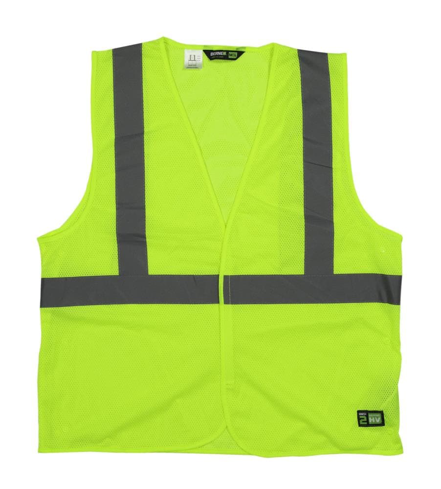 Minister analyse blootstelling BERNE APPAREL 3Xl/4Xl Yellow Polyester High Visibility Enhanced Visibility  (Reflective) Safety Vest in the Safety Vests department at Lowes.com