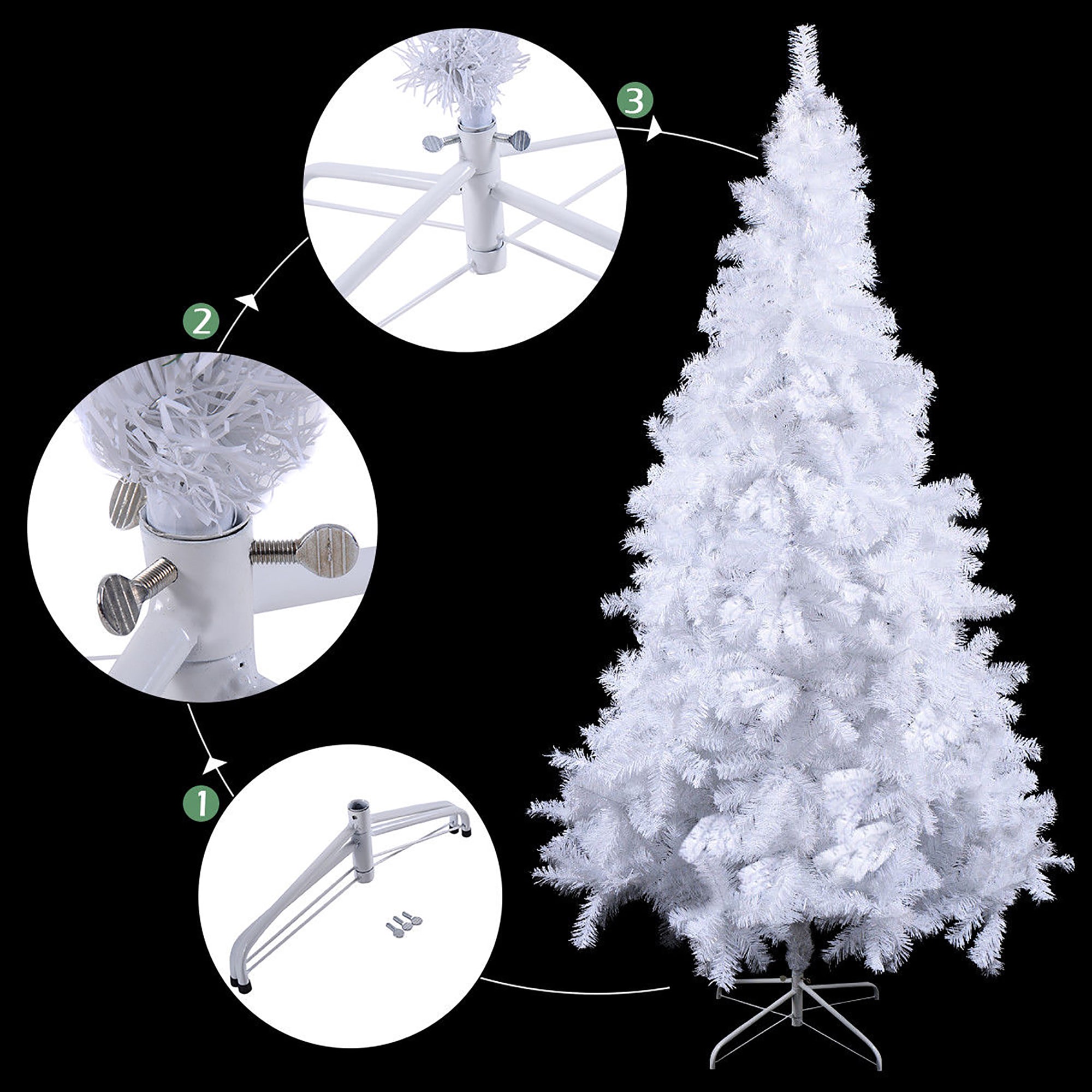 Costway CM19734 Artificial-Christmas-Trees - View #2