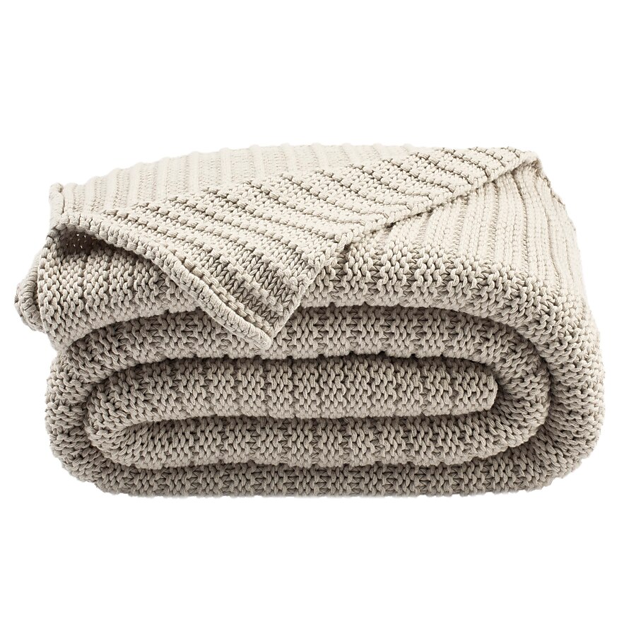 Safavieh Textures and Weaves Palewisper Cotton Throw Safavieh Textures and Weaves Palewisper Cotton Throw
