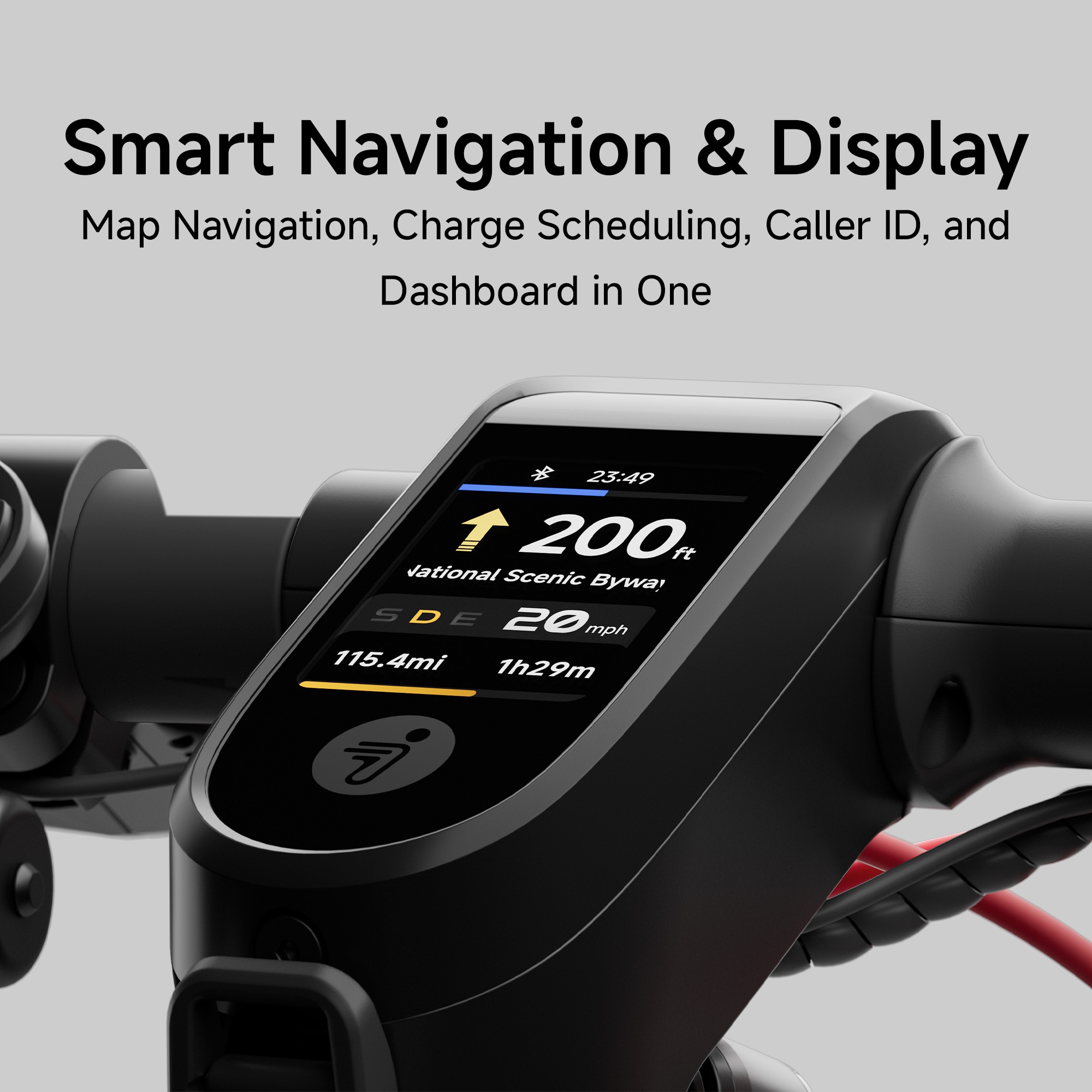 Segway F3 Electric Scooter 20 mph Max Speed 44 Miles Max Range for