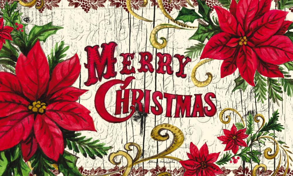 Evergreen 41EM2202 2-ft x 3-ft Multi Polypropylene Rectangular Outdoor Decorative Winter Door Mat