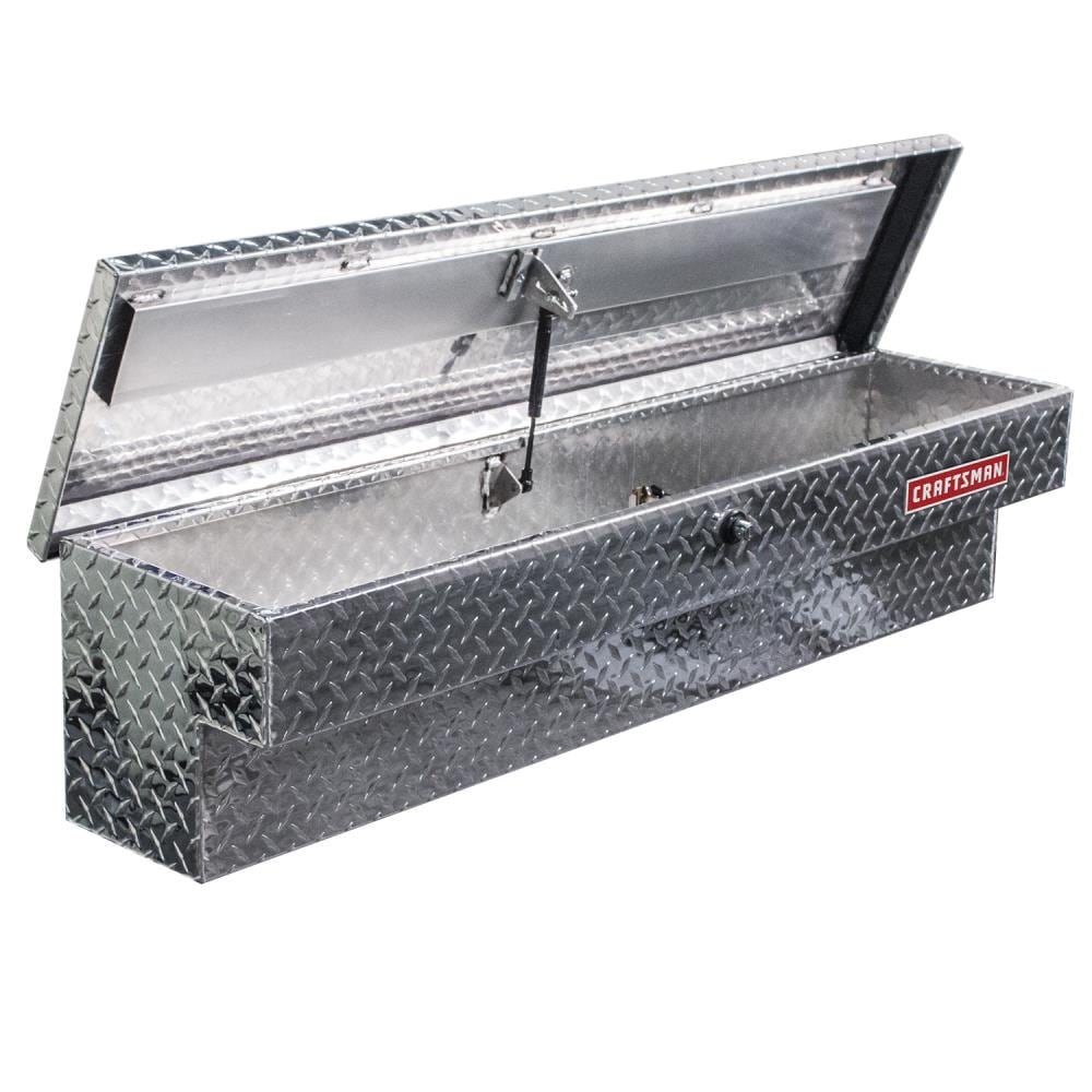 CRAFTSMAN 48-in x 11.5-in x 11-in Silver Aluminum Side Mount Truck Tool Box  at