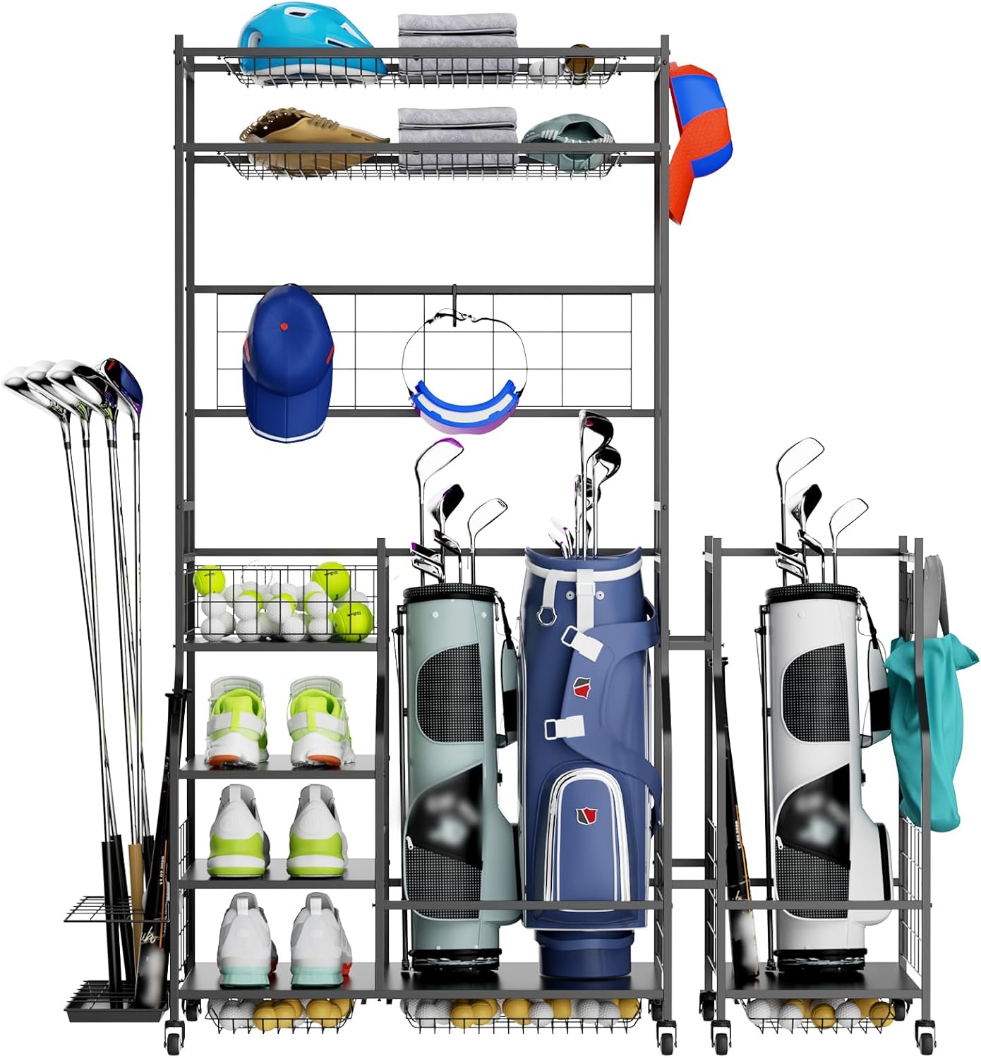 LOVMOR Golf Club Bag Storage Rack for Garage #SF-QCSN-54.7