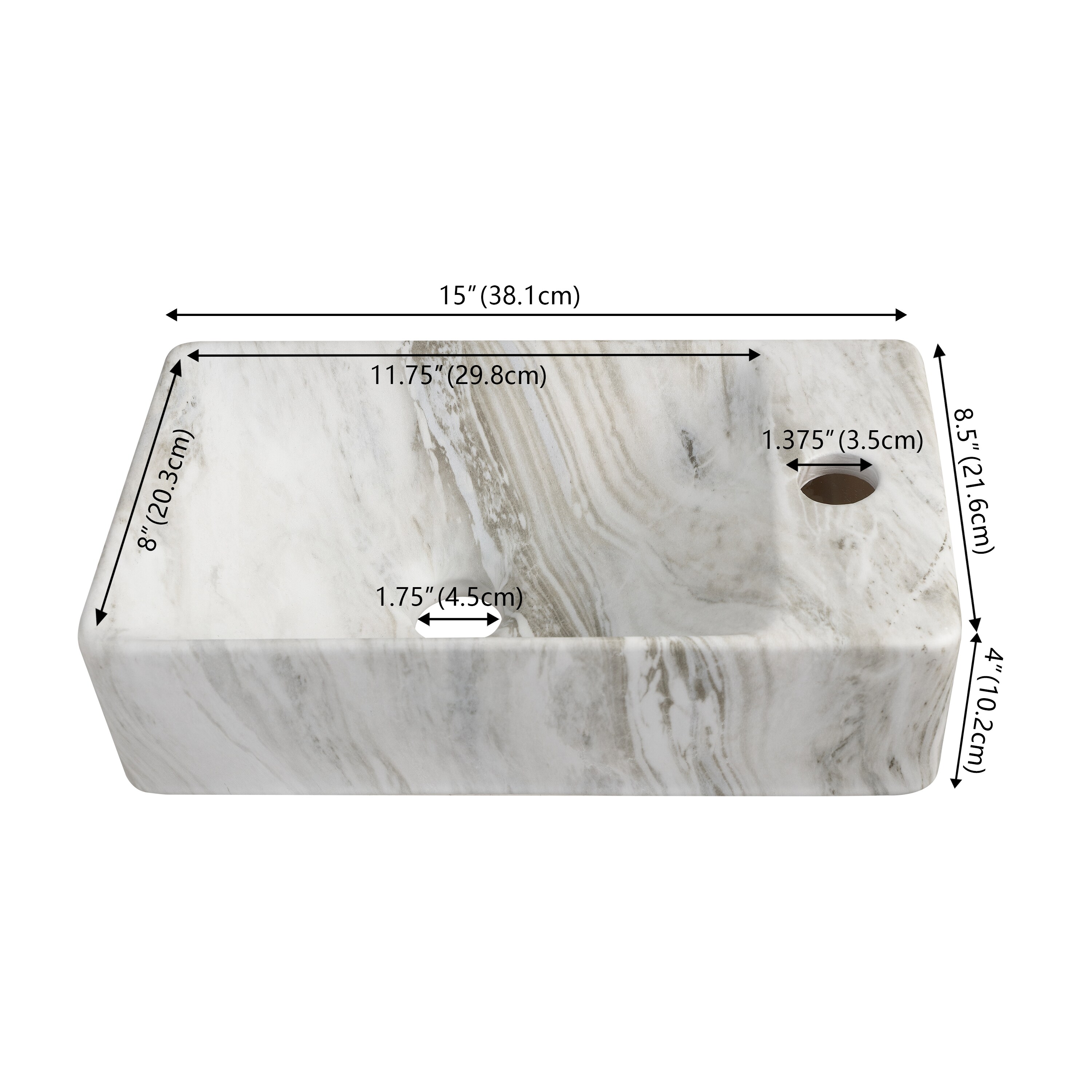 JONATHAN  Y SNK1004B-R Bath-Sink - View #4