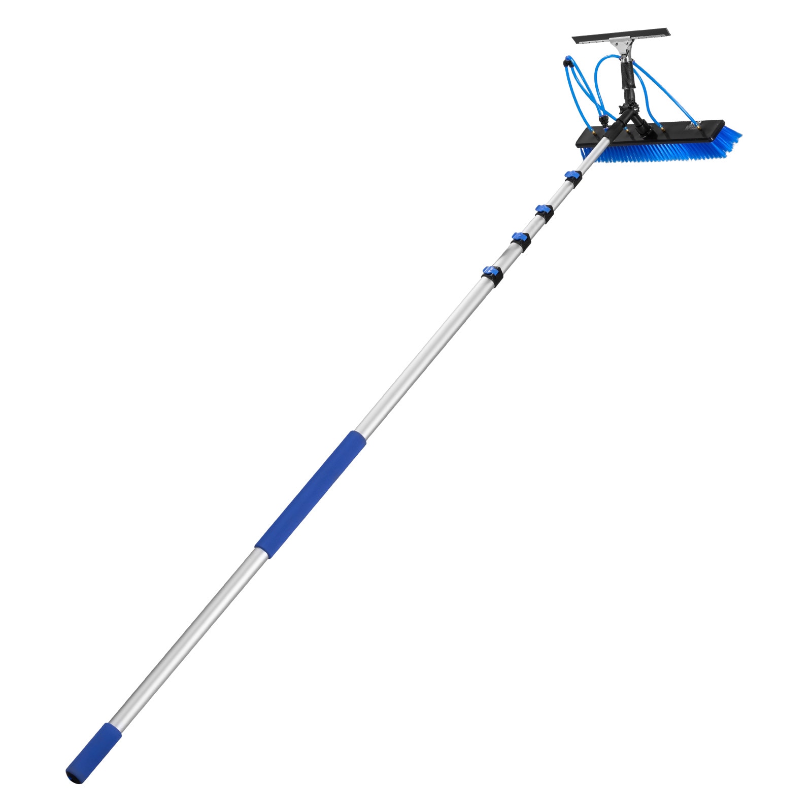 VEVOR - Solar Panel Cleaning Kit. 26 ft. Water Fed Pole Kit with Cleaning Brush. Squeegee. Soap D...