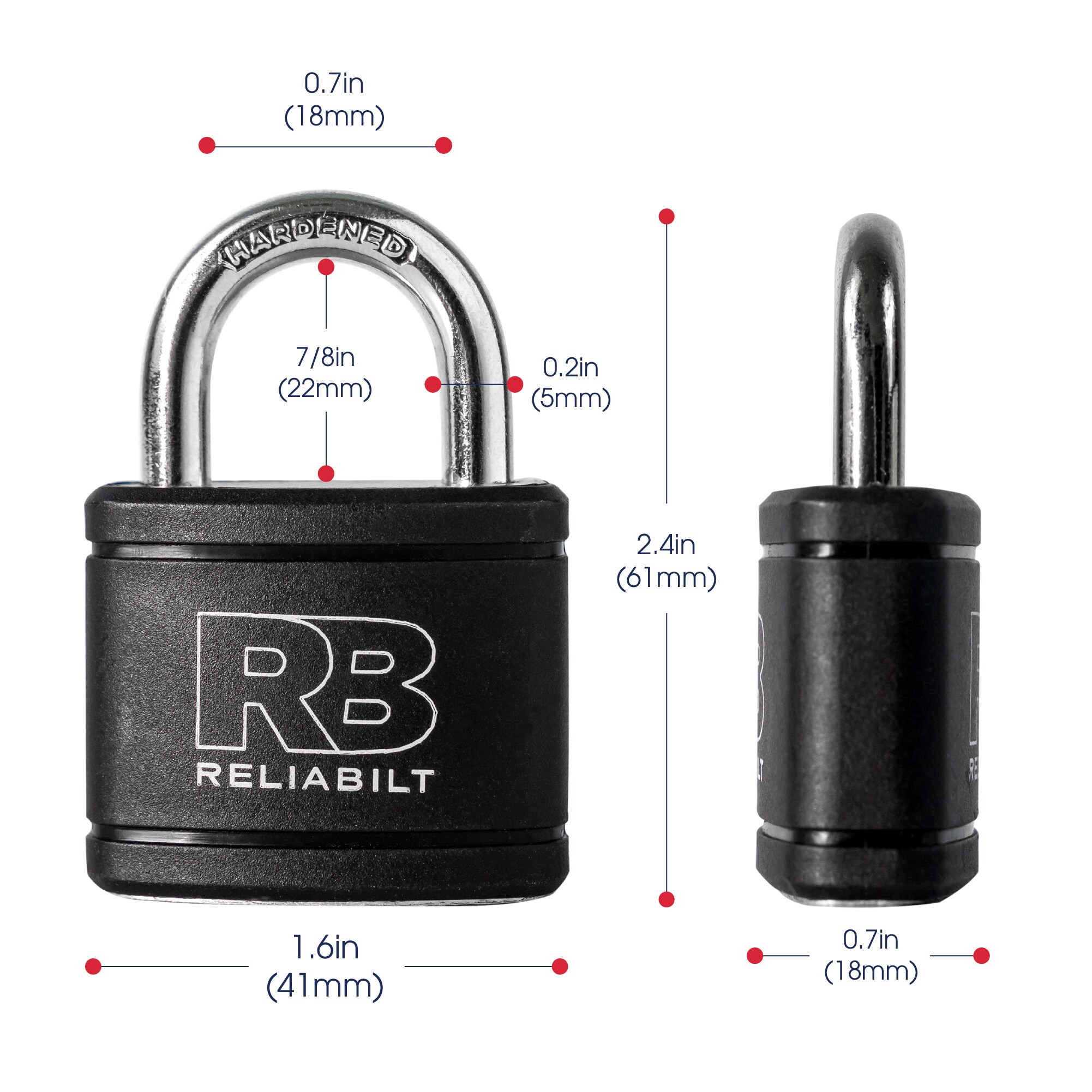 RELIABILT AH35015L Padlocks-Locks-Cables - View #12