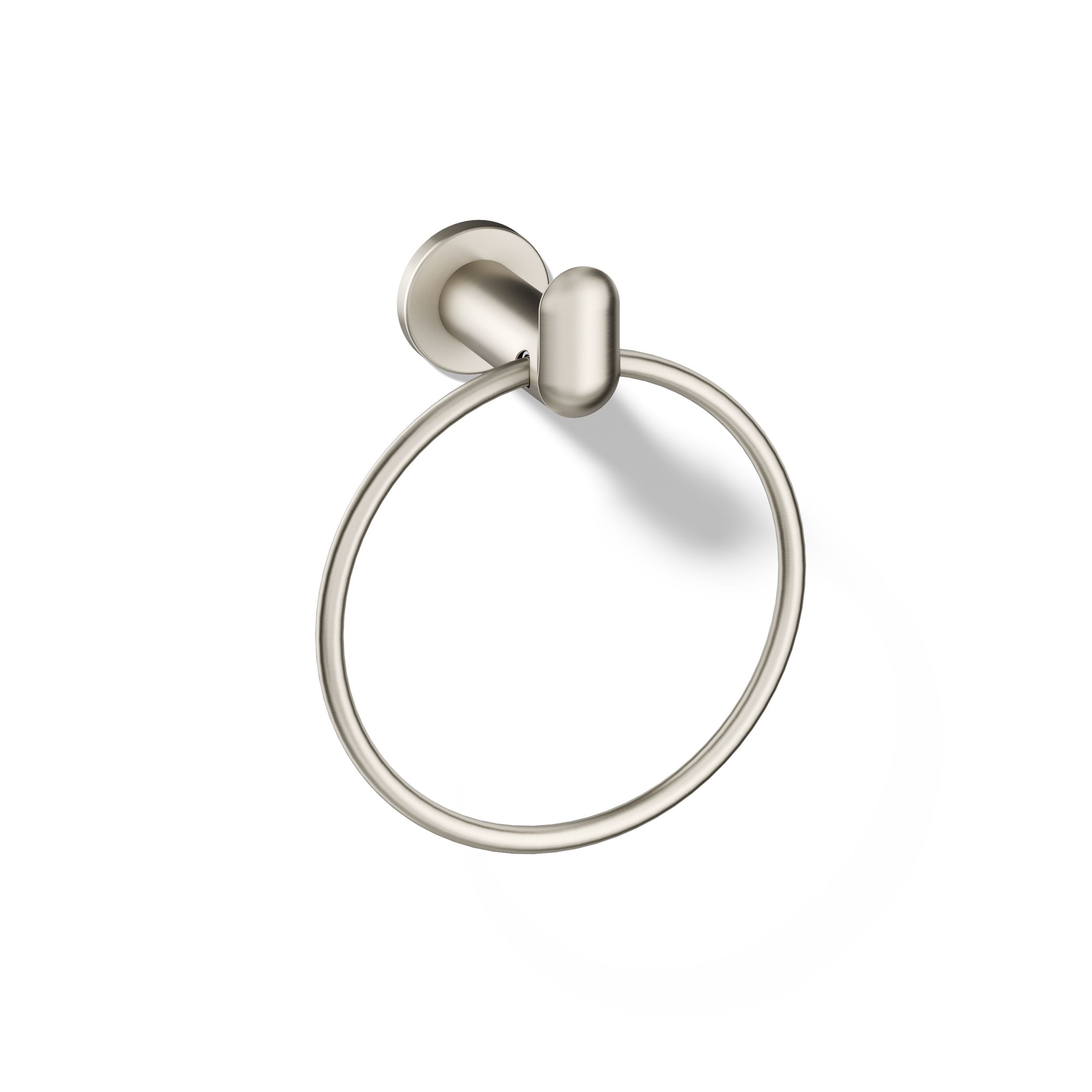 KOHLER - Kumin Vibrant Brushed Nickel Wall mount Single Towel Ring