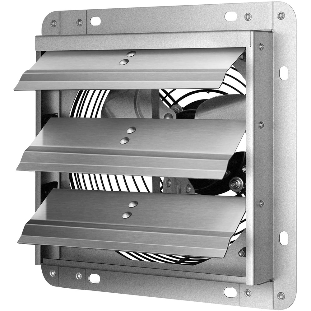 EXTRAUP YHLW113442855 12-in Indoor or Outdoor Silver Wall Mounted Fan