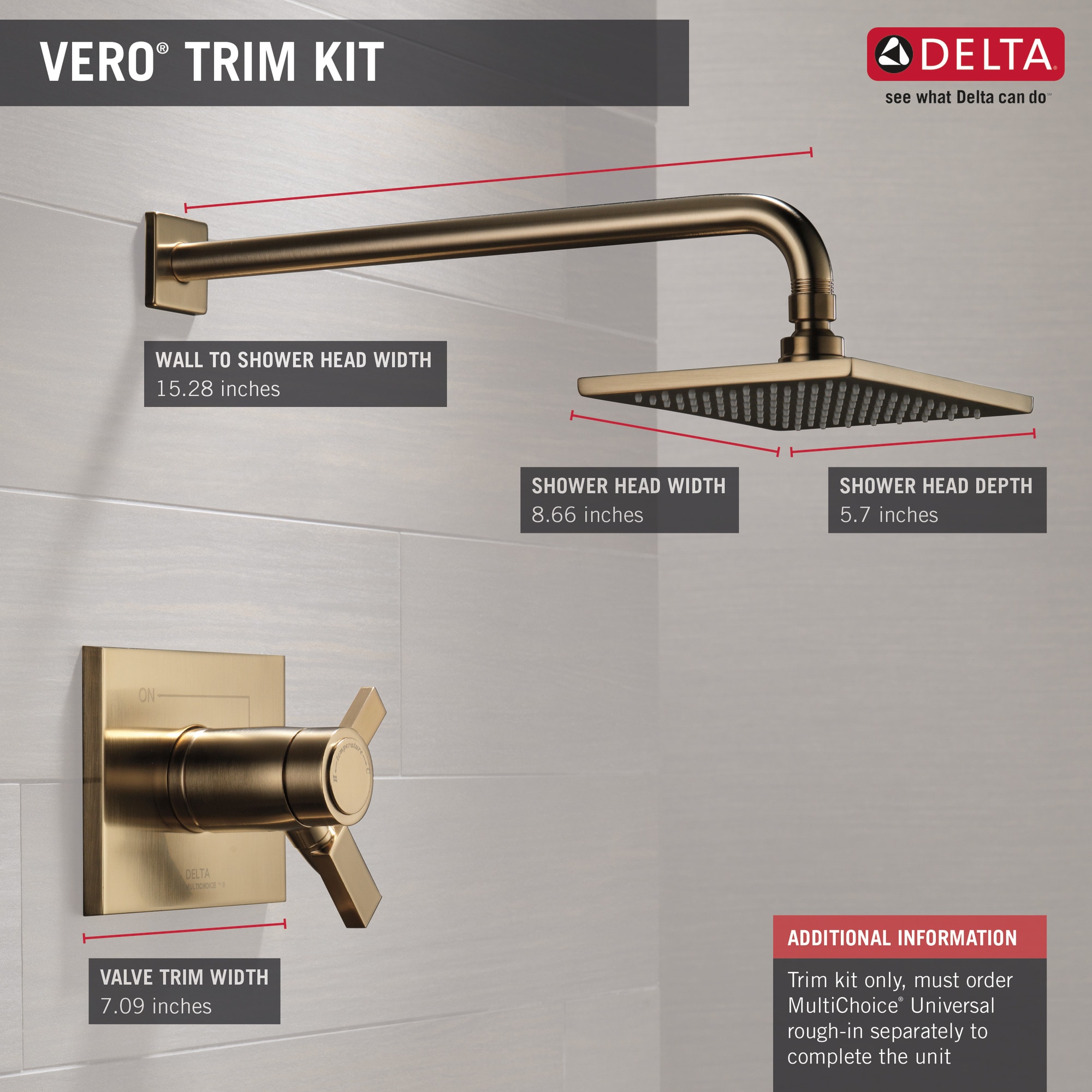Delta T17T253-CZ-WE Tub-Shower-Faucets - View #5
