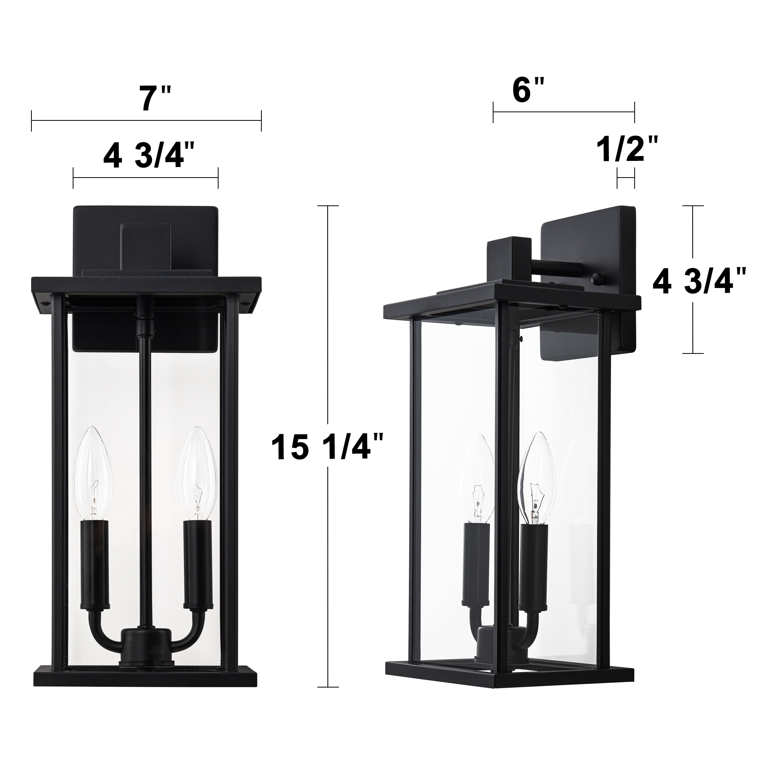 C Cattleya LCA2580-JUN-2W Outdoor-Wall-Lighting - View #5