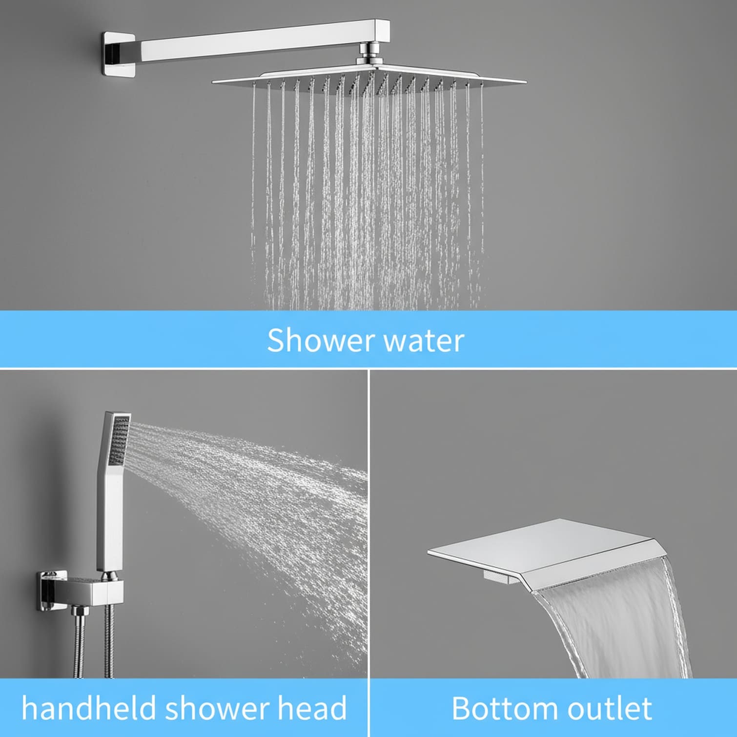 BBabe YUB01T1CVE85 Fixed-Showerhead - View #5