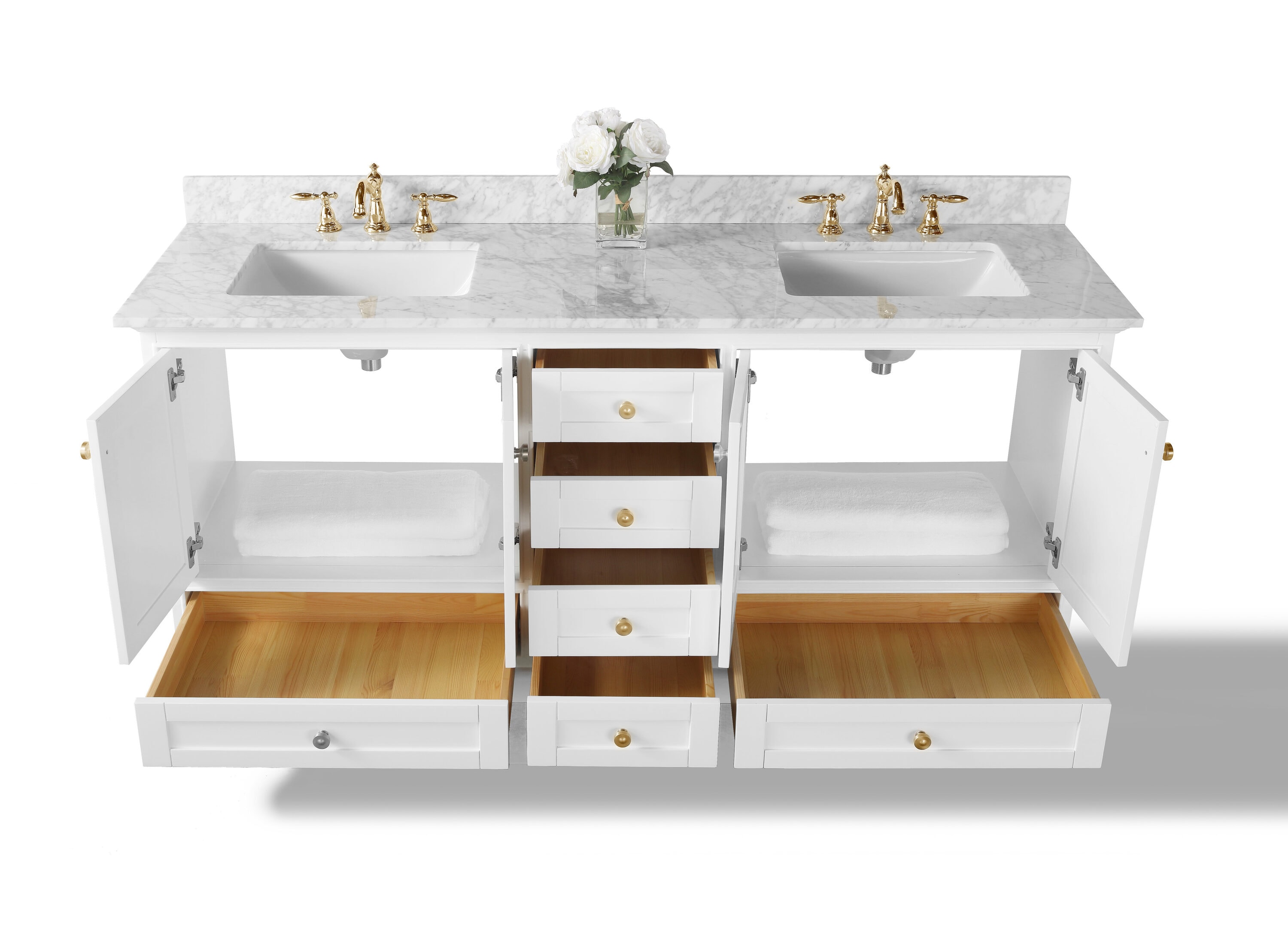 Ancerre Designs VTSAUDREY72WCWGD Bath-Vanity-Combo - View #13
