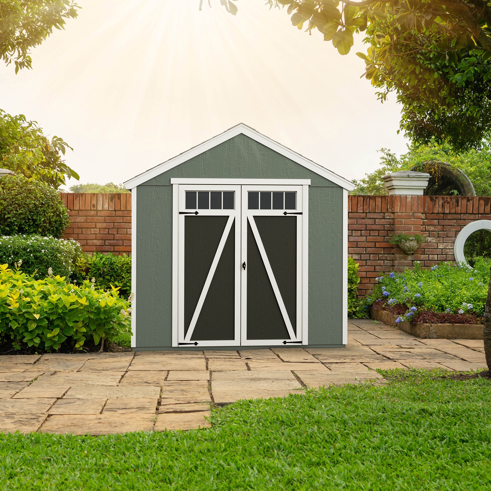 Heartland 8ft x 10ft Midtown 8 x 10 Gable Engineered Storage Shed in