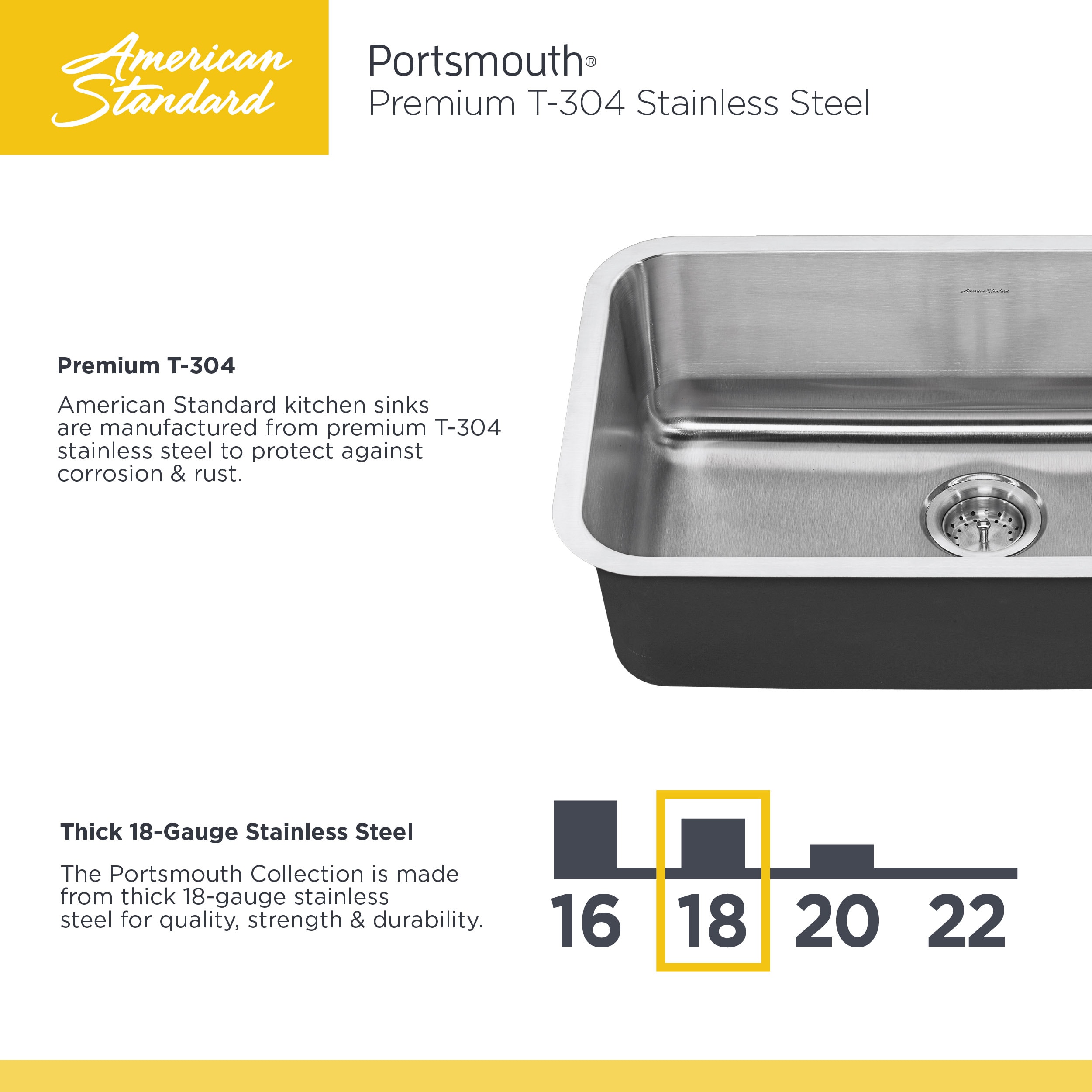 American Standard 18SB.9181600S.075 Kitchen-Sinks - View #4