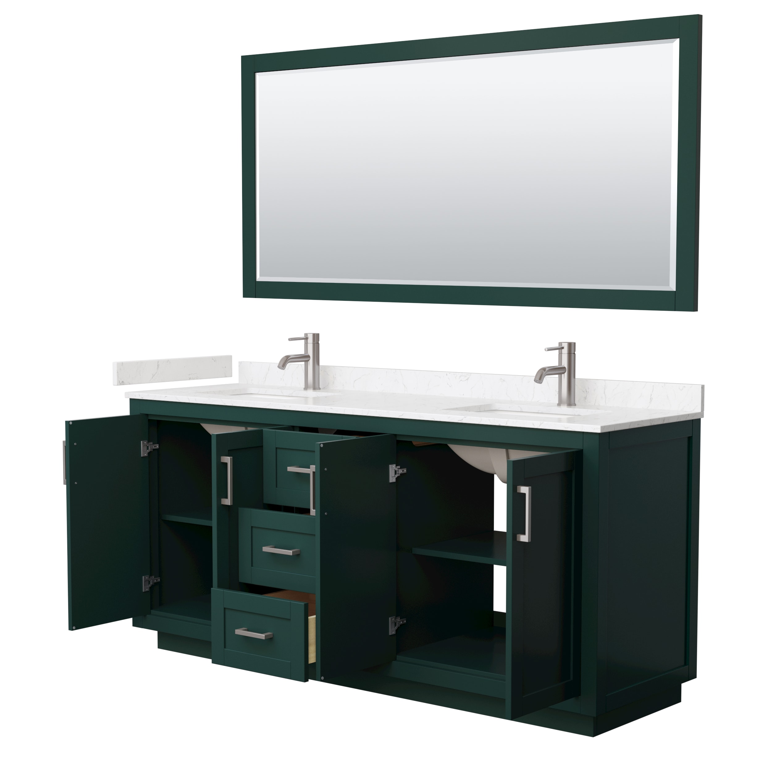 Wyndham Collection WCF292972DGEC2UNSM70 Bath-Vanity-Combo - View #3