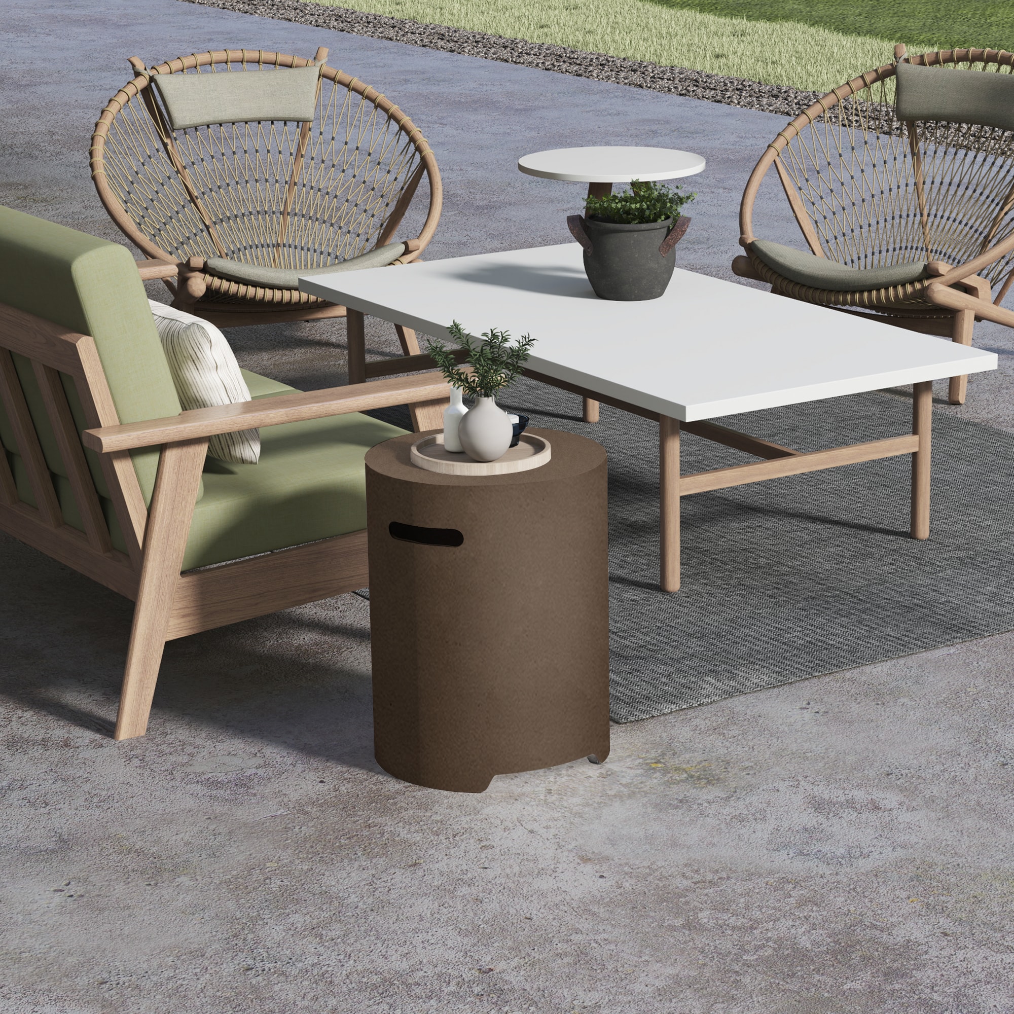 UPHA BZ17MGO-MG-MH Patio-Tables - View #6