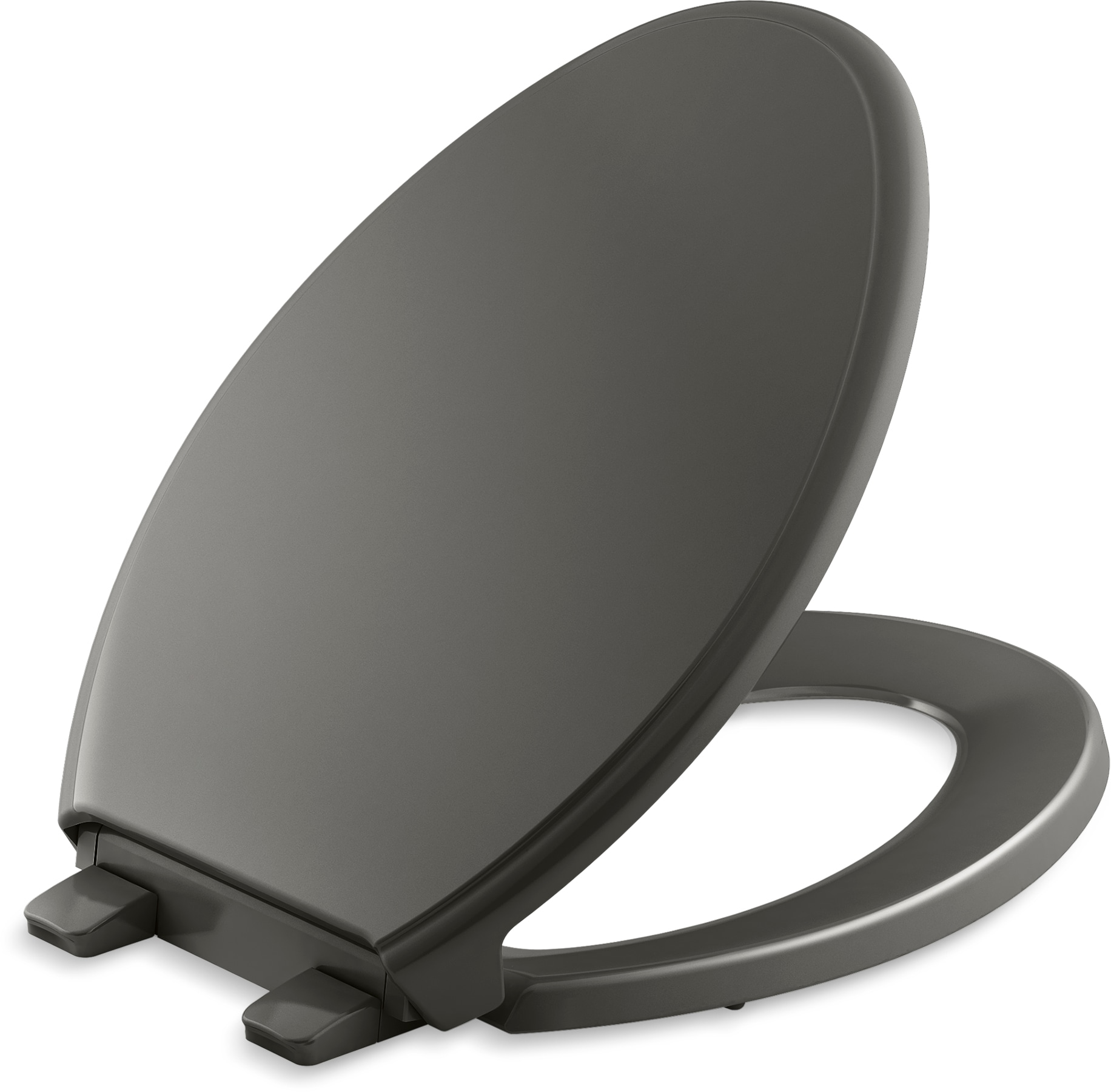 KOHLER K-4733-RL-58 Glenbury Plastic Thunder Grey Elongated Soft Close Toilet Seat