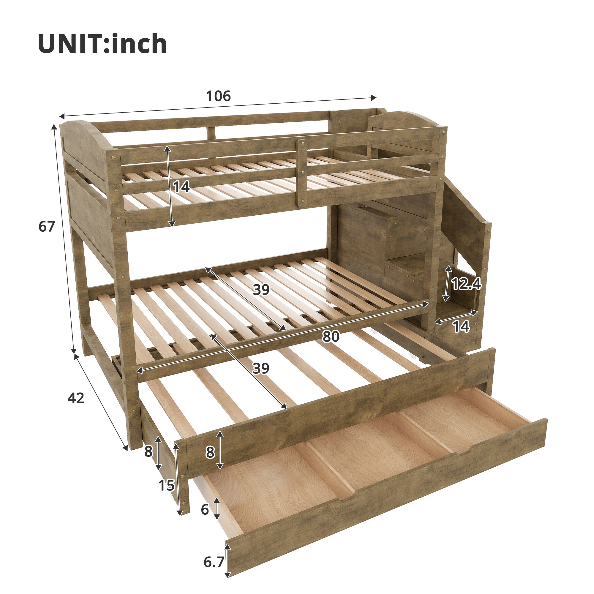 ModernLuxe L3P-N7090002256D Bunk-Beds - View #4