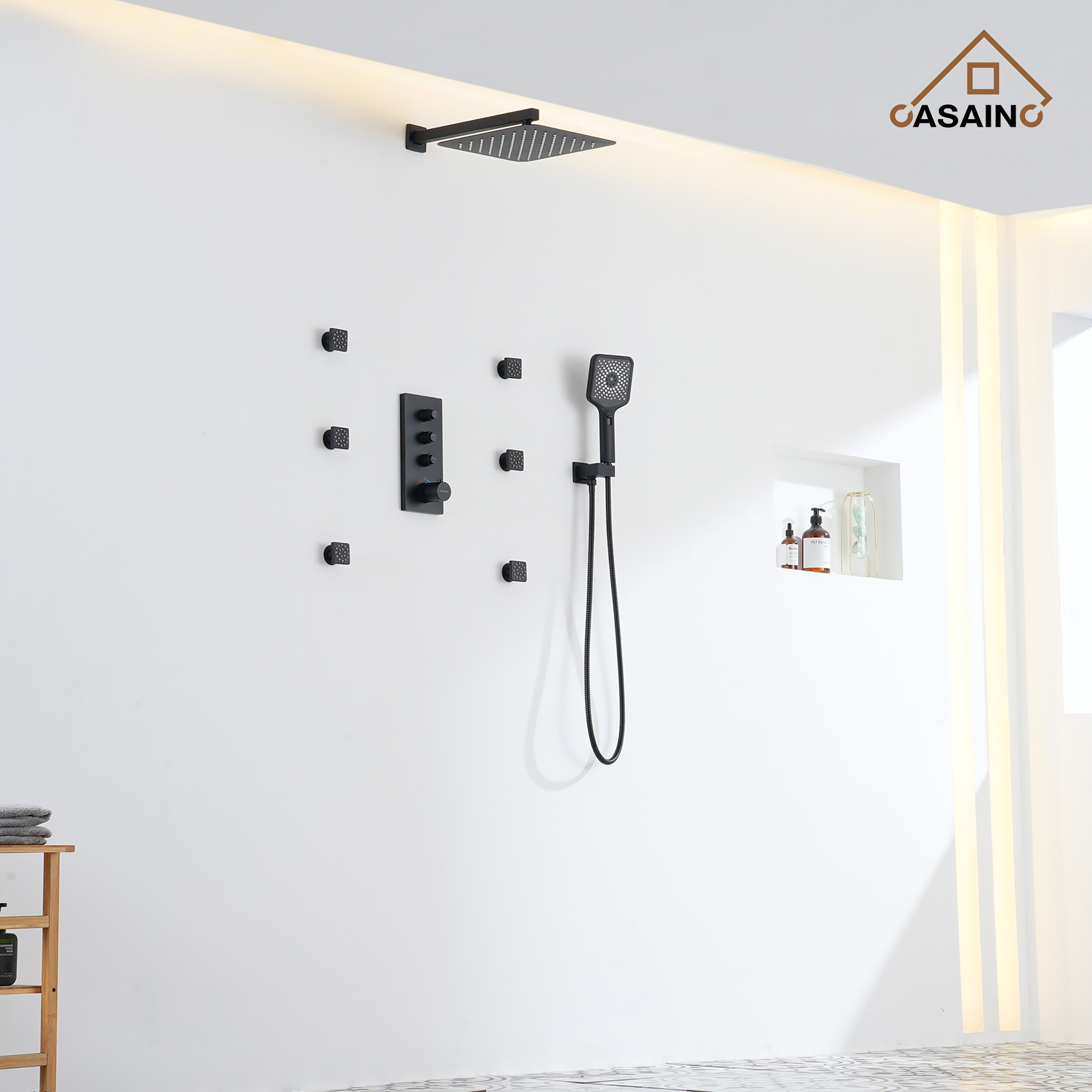 CASAINC CA-102009EB-1 Showerhead-Bar-Panels - View #2