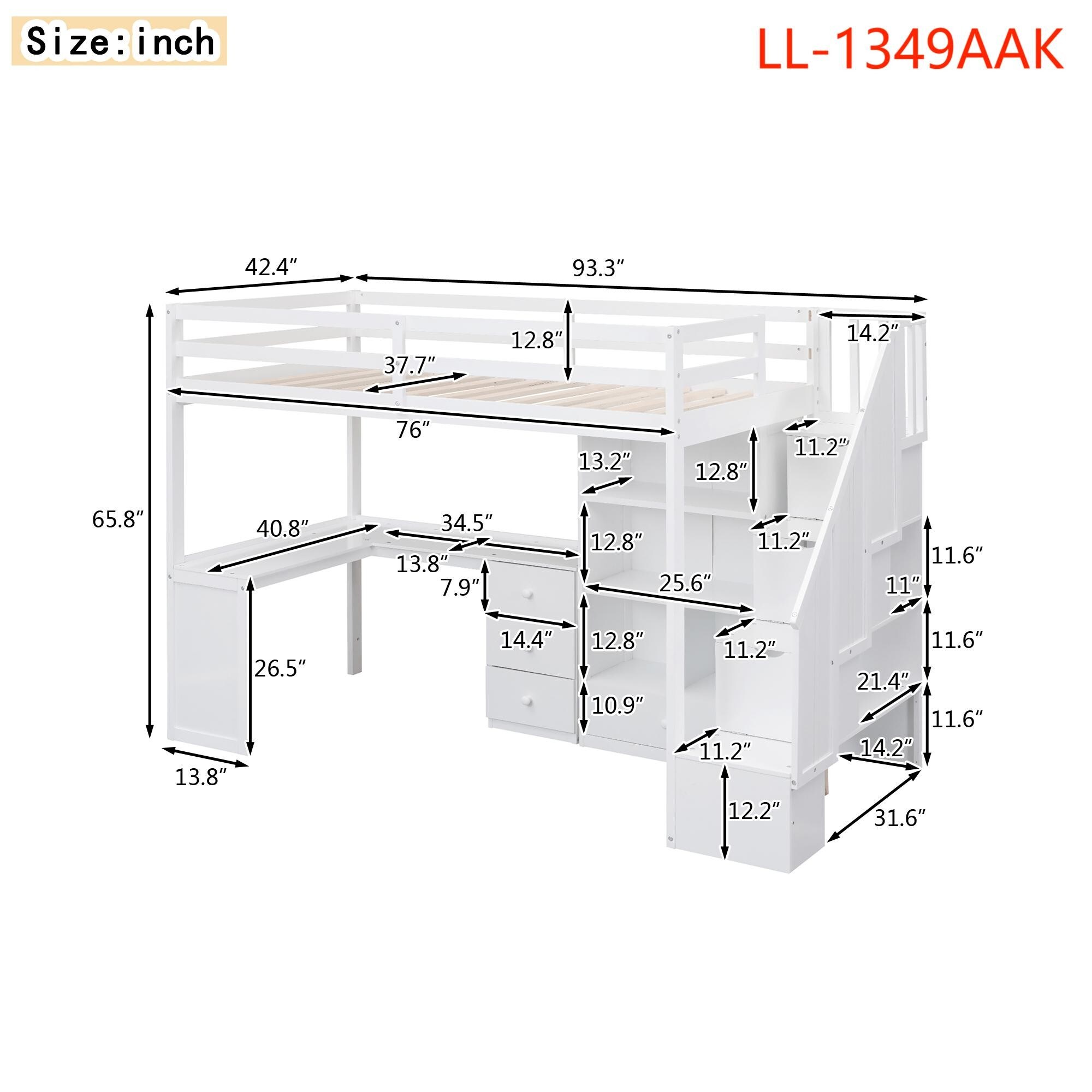 Yiekholo LL-1349AAK Bunk-Beds - View #8