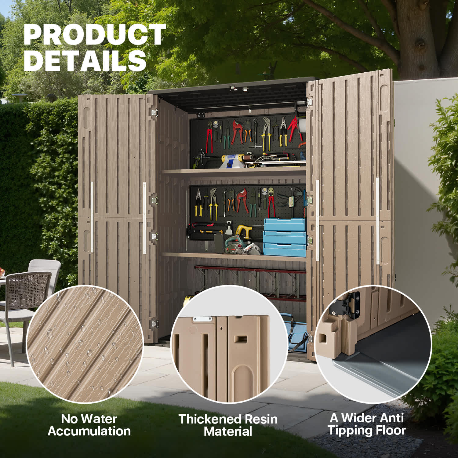 Sunmthink Z-MSD027-43BR Vinyl-Resin-Storage-Buildings - View #9