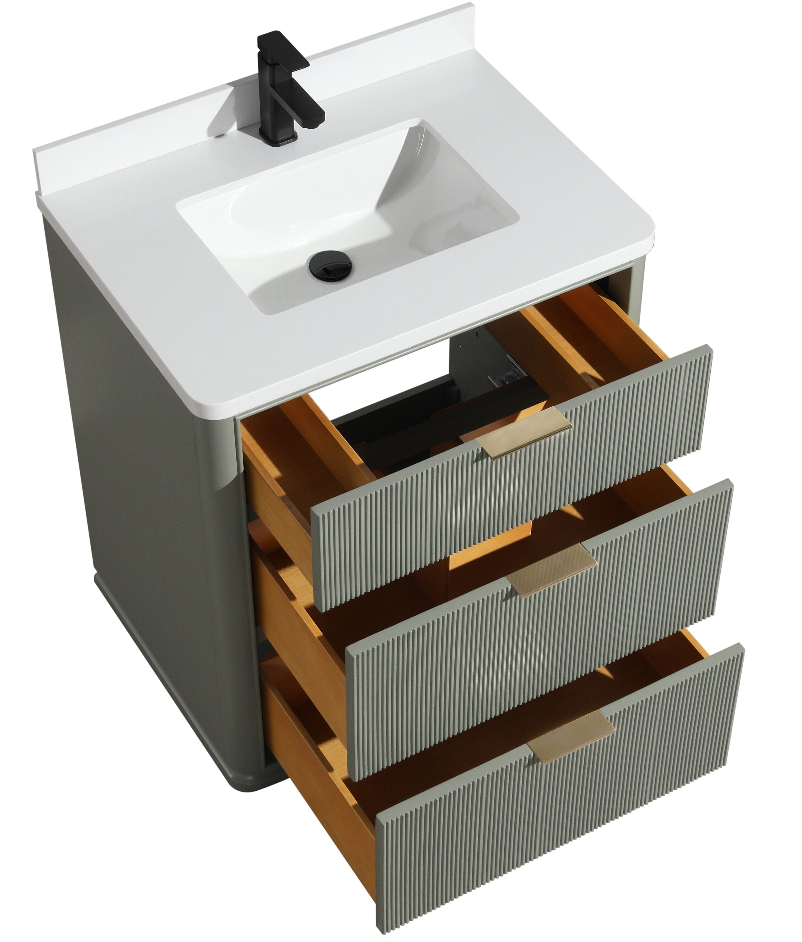 Ari Kitchen & Bath AKB-ARIA-30-SAGE Bath-Vanity-Combo - View #6