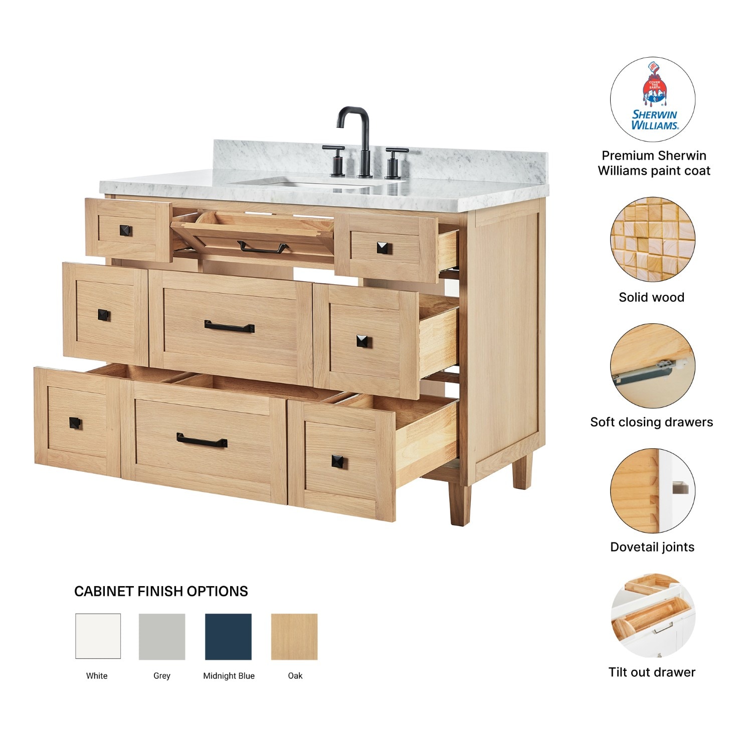 ARIEL B49CWRVOWOA Bath-Vanity-Combo - View #5