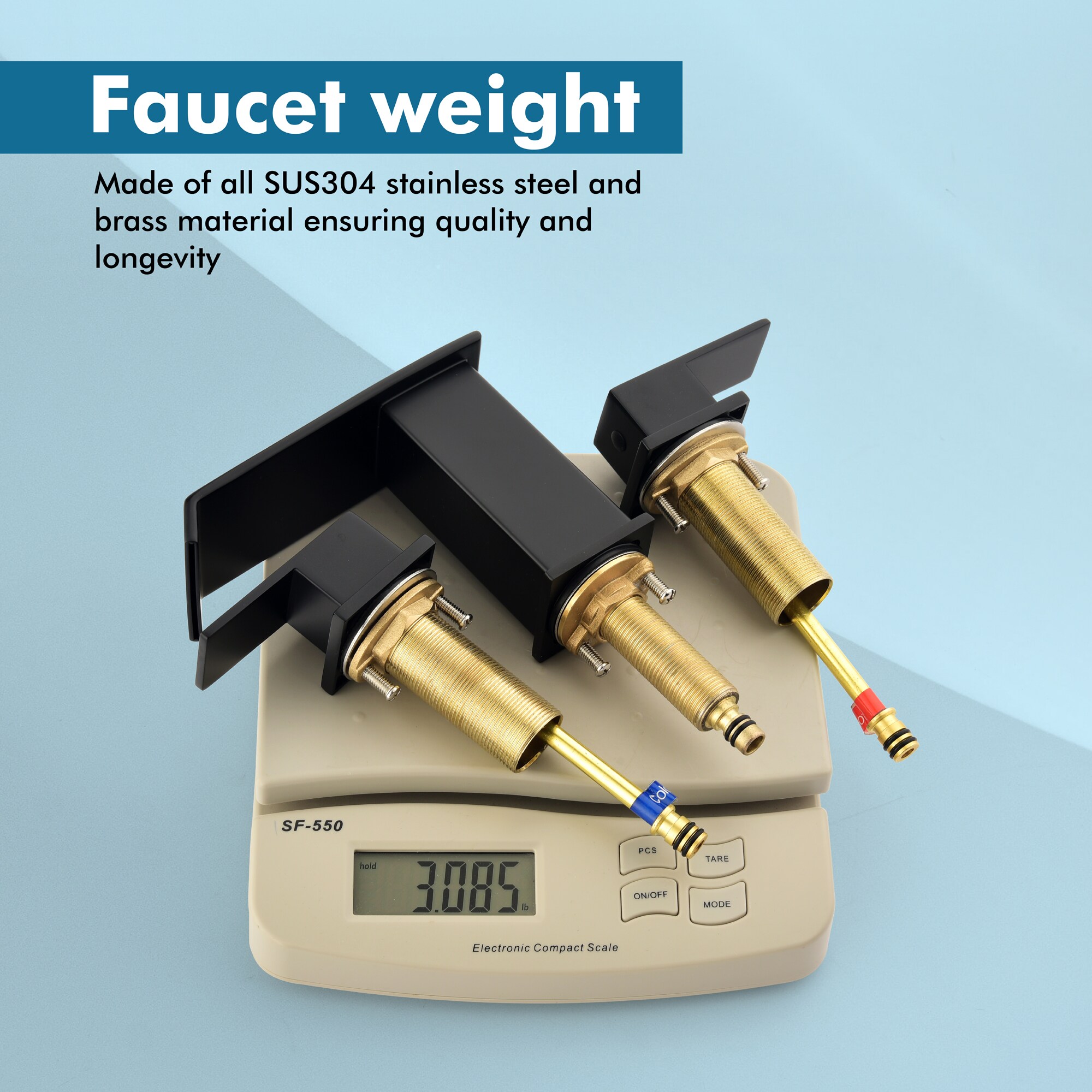 WELLFOR WF-B3353-MB Lavatory-Faucets - View #11