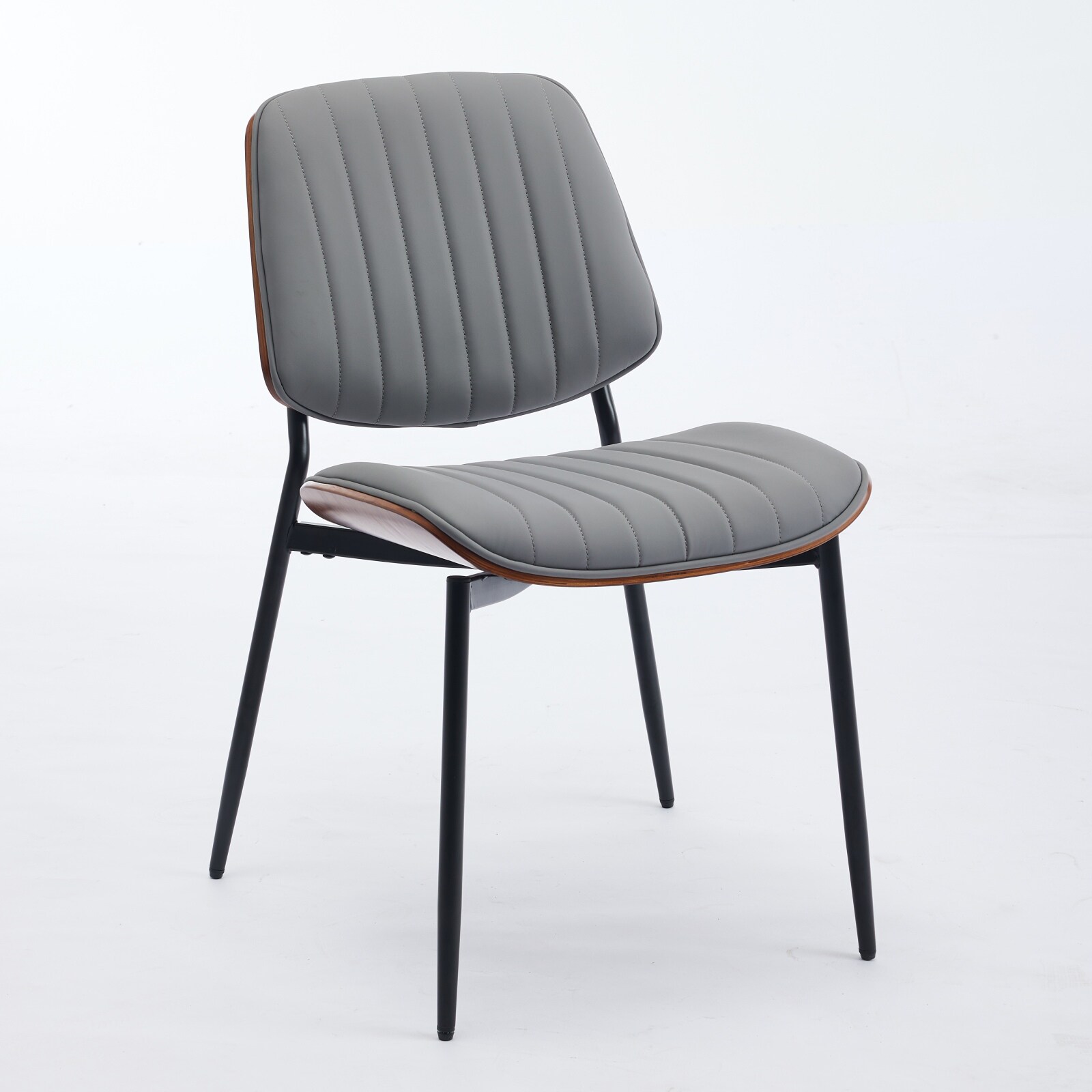 Hrinhom HC-N7016-GRAY PU Dining-Chairs - View #4