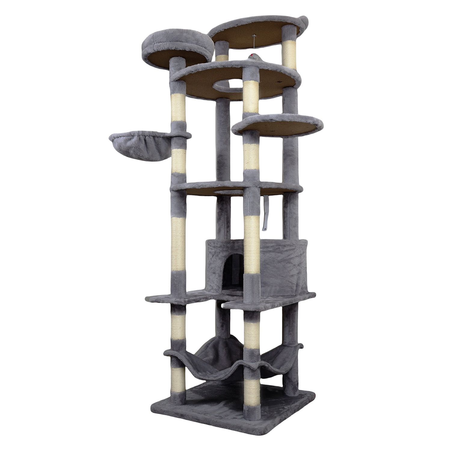 GZMR GZ-W2145 78.8-in x 23.6-in Gray Cat Tree