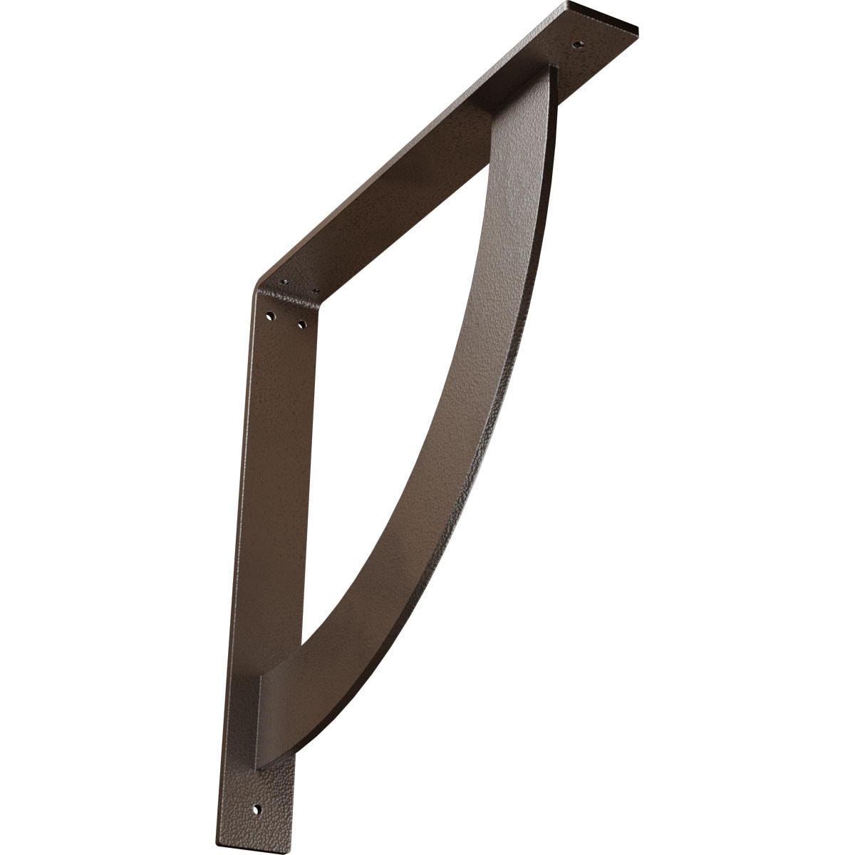 Ekena Millwork BKTM02X16X16BUHBR Bulwark 16-in x 2-in x 16-in Brown Steel Countertop support bracket