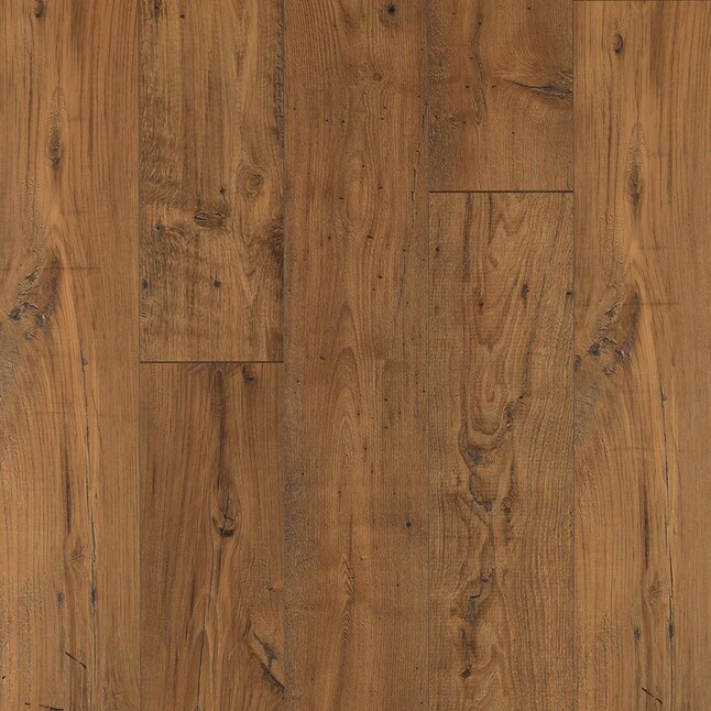 Pergo Portfolio + WetProtect Rustic Amber Chestnut 10-mm Thick Waterproof  Wood Plank 7.48-in W x 54.33-in L Laminate Flooring (19.76-sq ft) in the Laminate  Flooring department at Lowes.com